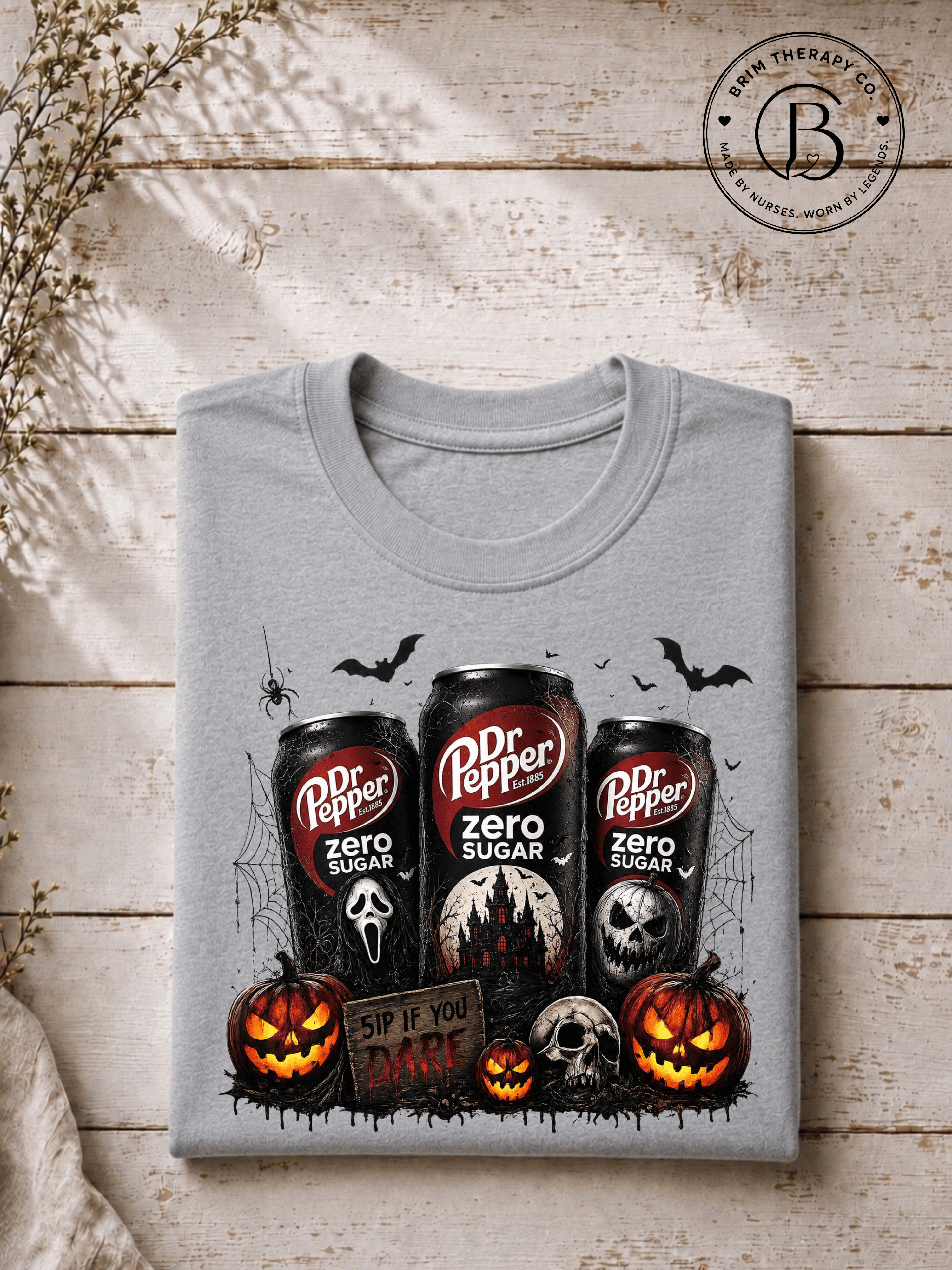 SEHL1031: Sip if you dare Dr. Pepper Zero Halloween Tee