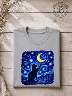 SEHL1010: Starry Night Cat Tee