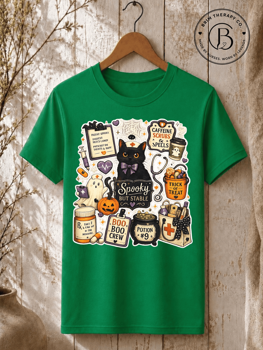 SEHL1025: Spooky but Stable Nurse Tee