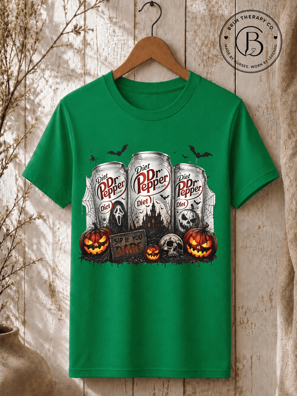 SEHL1032: Sip if you Dare Diet Dr Pepper Halloween Tee