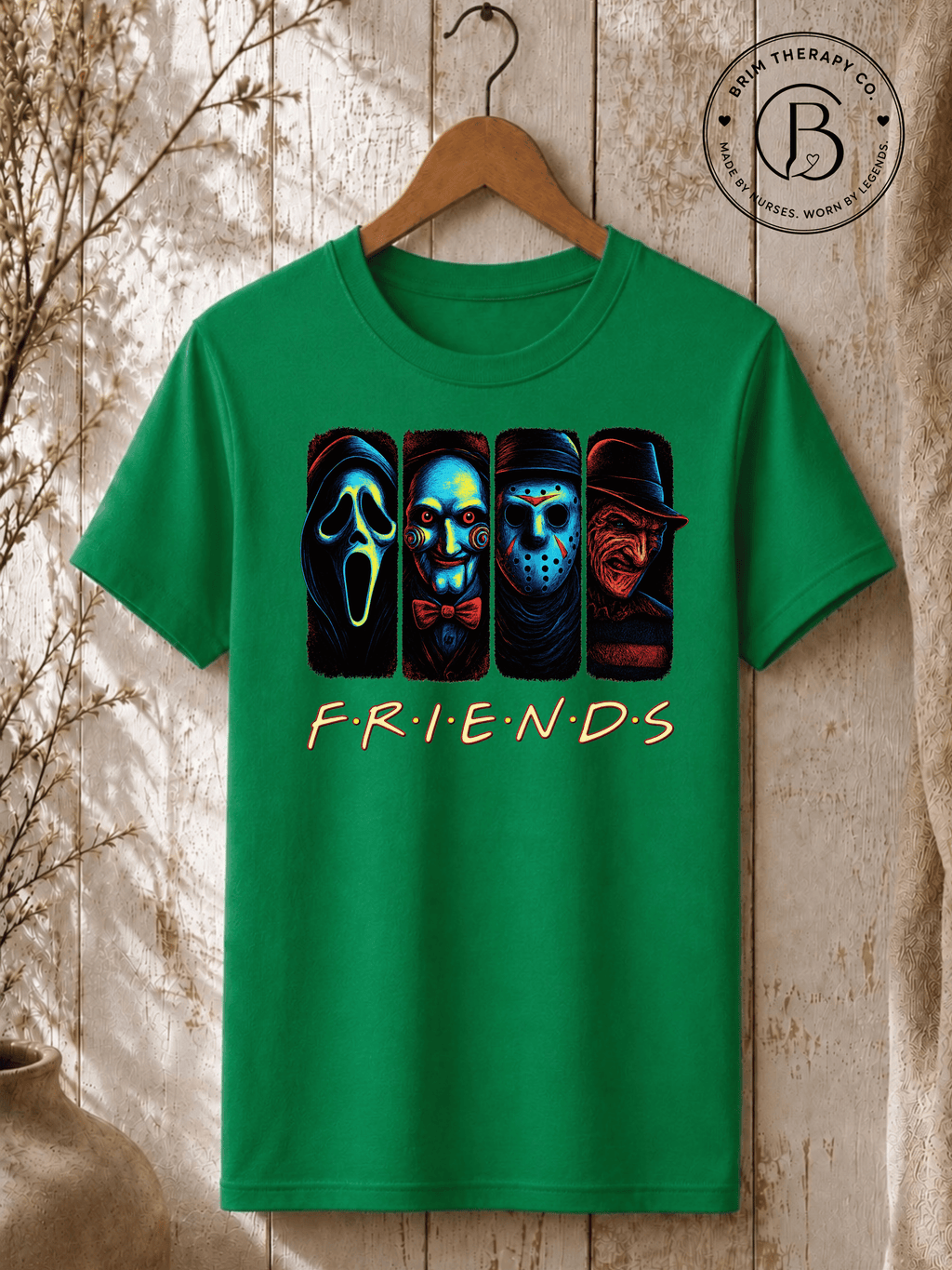 SEHL1038: The One Where They're All Killers Horror Friends Tee