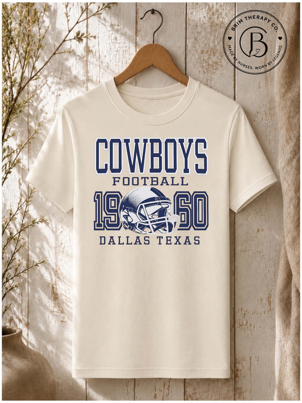 SPFB1028: Dallas Cowboys 1960 Vintage Football Tee