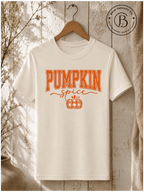SEHL1094: Pumpkin Spice Varsity Graphic Tee