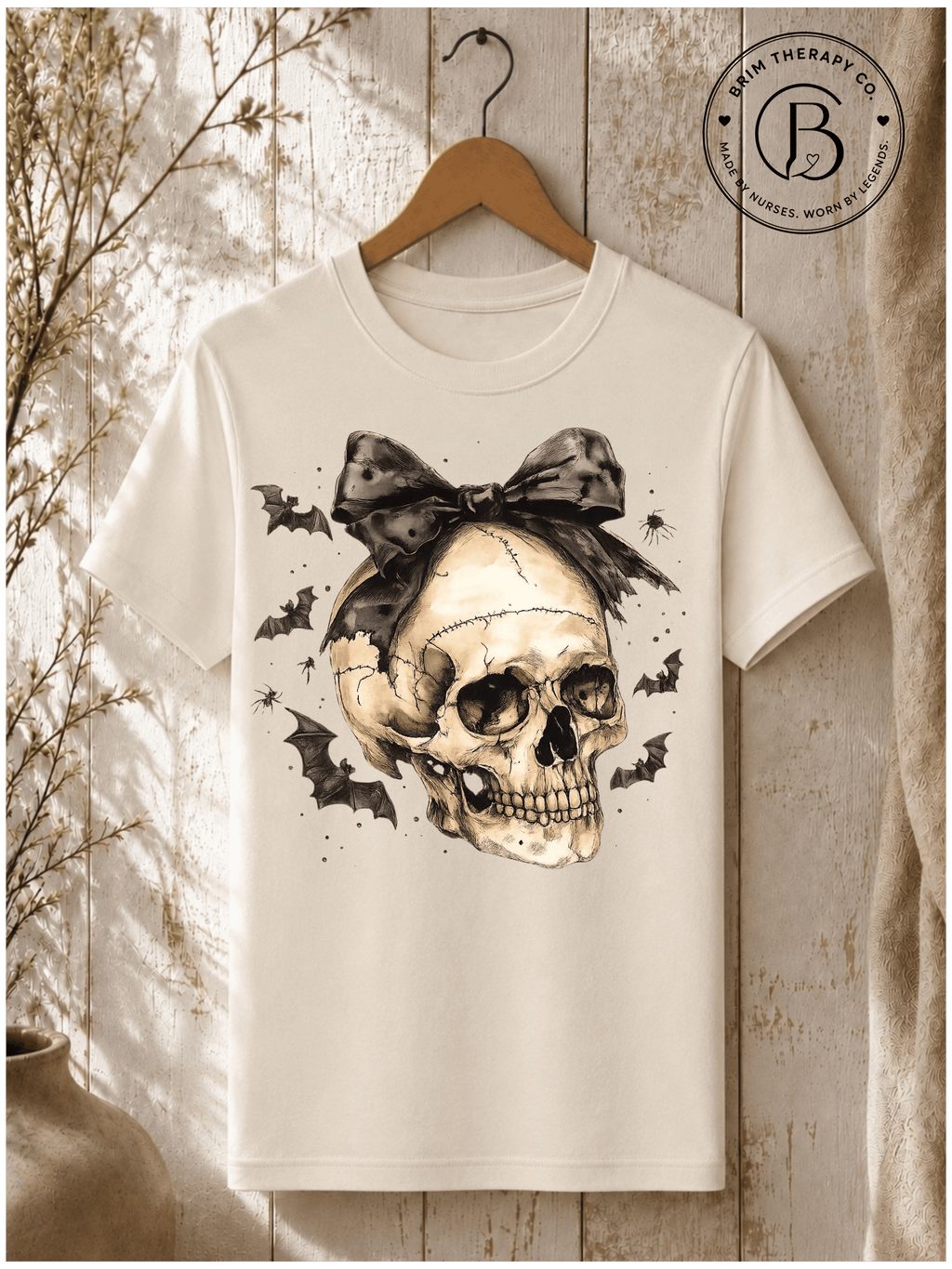 SEHL1008: Bow to the Bone Halloween Tee