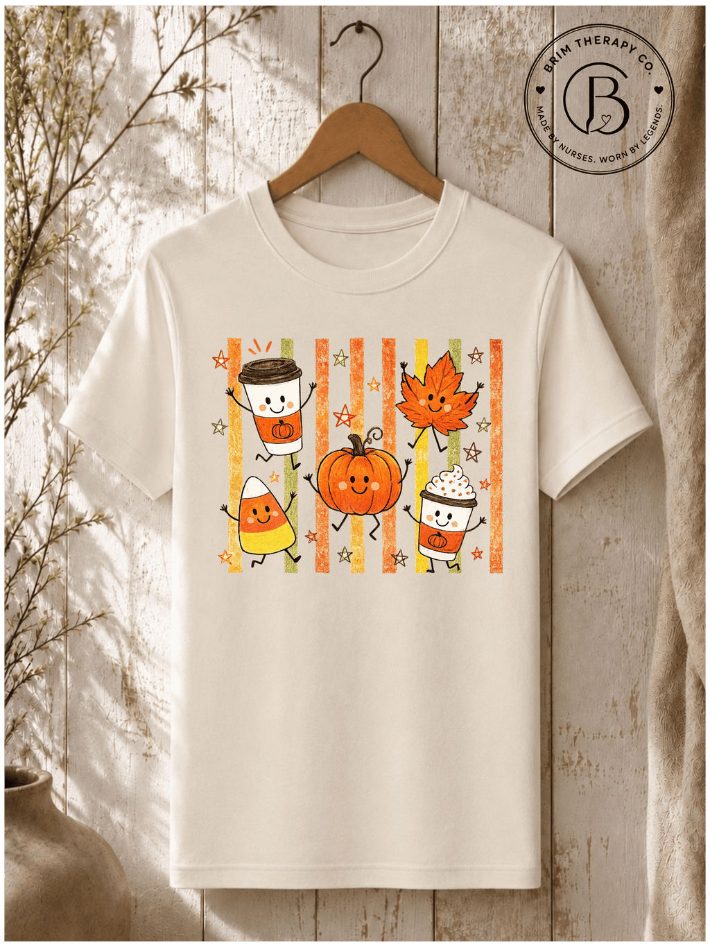 SEHL1069: Pumpkin Spice & Everything Nice Fall Graphic Tee