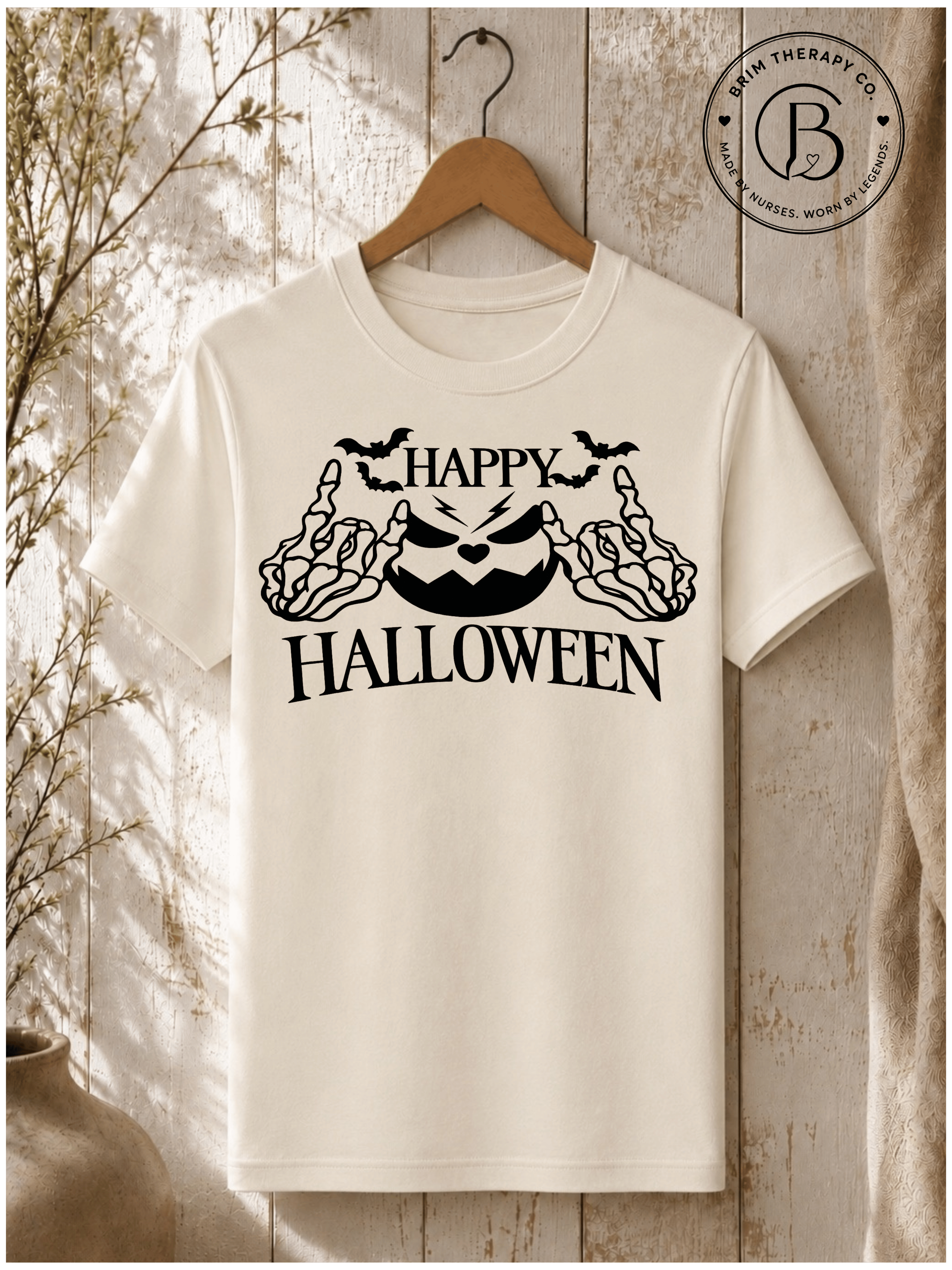 SEHL1023: Happy Halloween Bonehead Tee