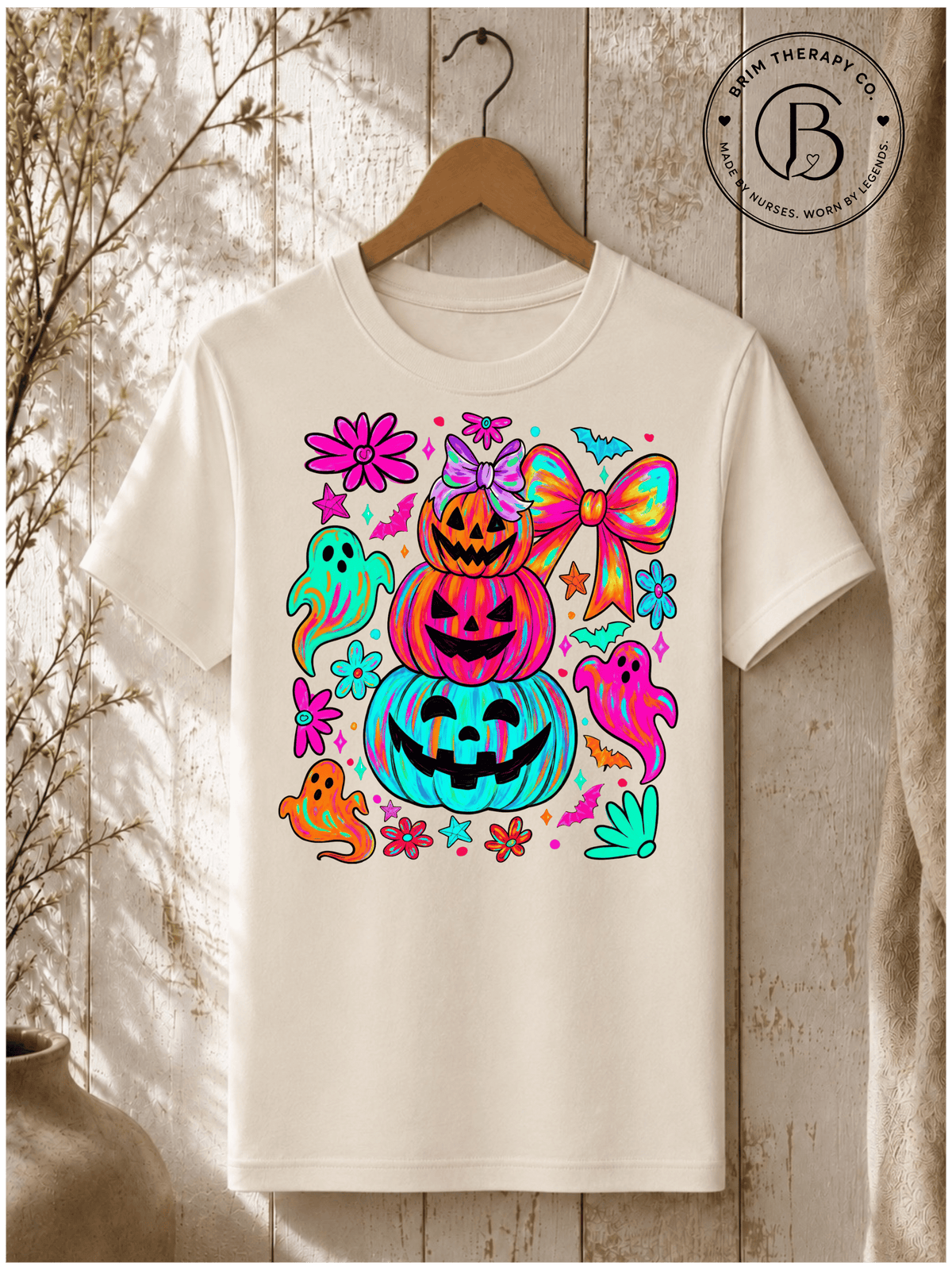 SEHL1101: Neon Frights & Pumpkin Nights Graphic Tee