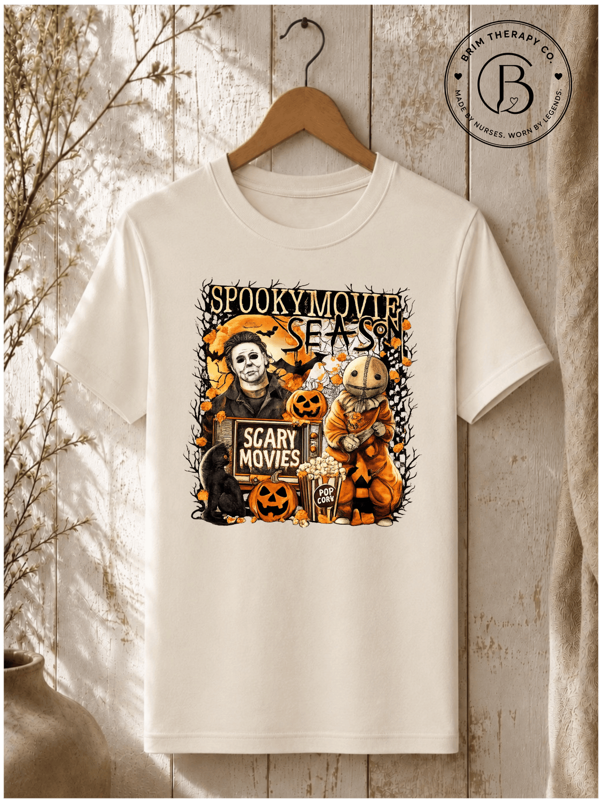 SEHL1082: Scary Movie Season Halloween Horror Graphic Tee