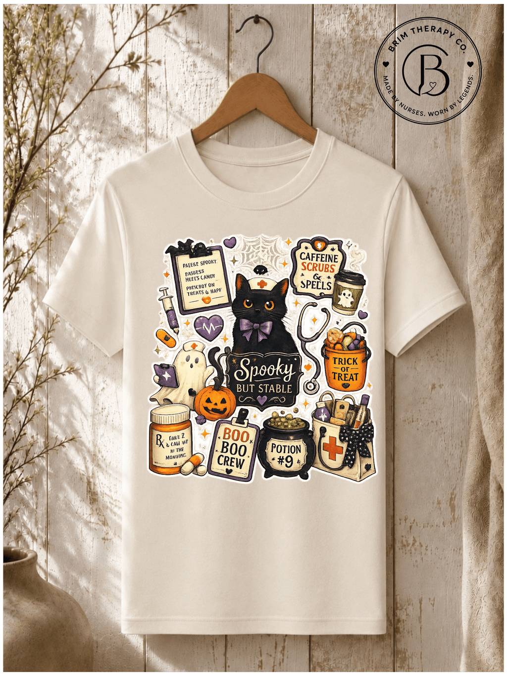SEHL1025: Spooky but Stable Nurse Tee