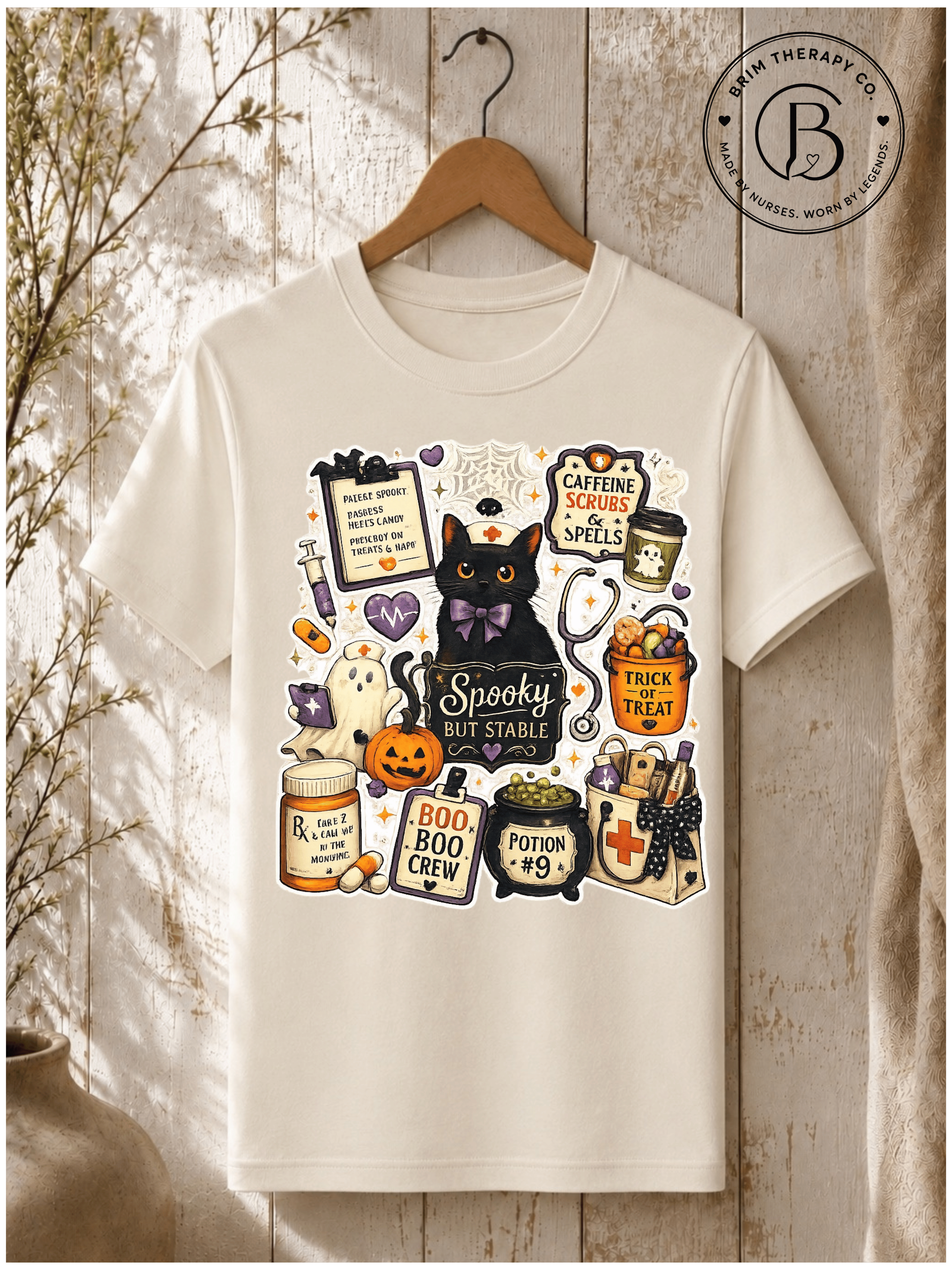 SEHL1025: Spooky but Stable Nurse Tee