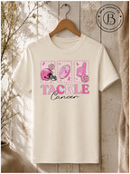 SPFB1273: Tackle Cancer Pink Out Football Tee