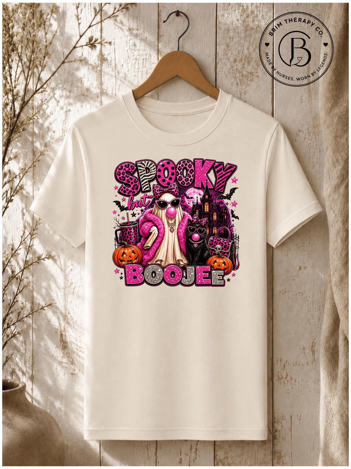 SEHL1067: Spooky but Boujee Halloween Graphic Tee