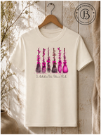 SEHL1312: In October We Wear Pink Witchy Graphic Tee
