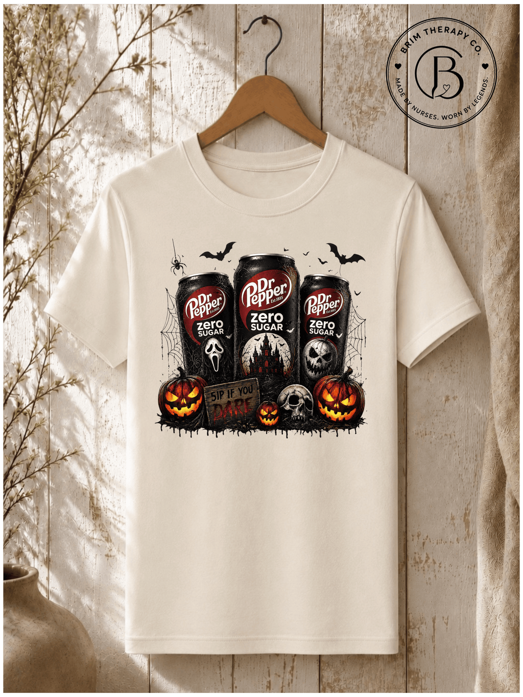 SEHL1031: Sip if you dare Dr. Pepper Zero Halloween Tee
