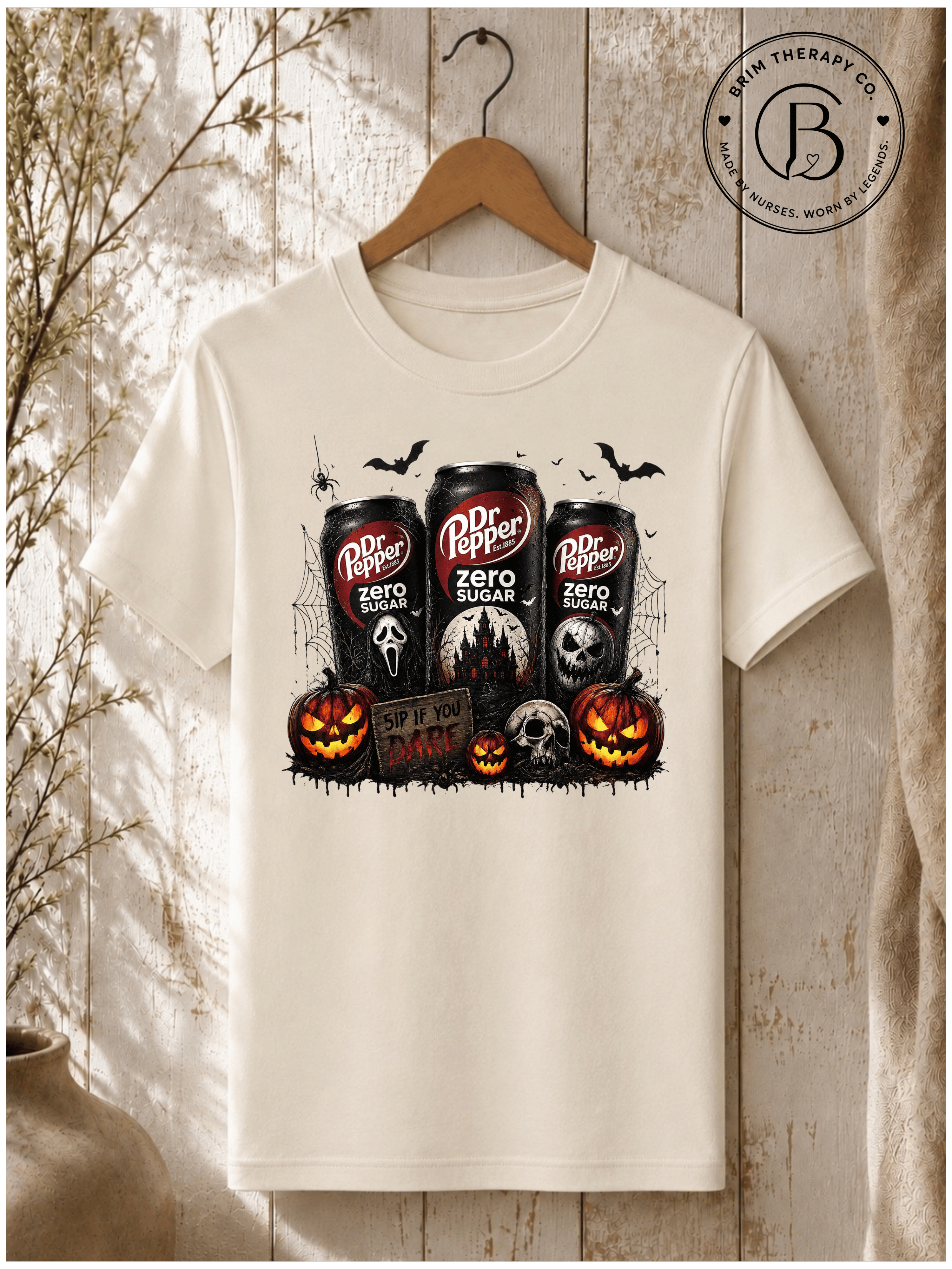 SEHL1031: Sip if you dare Dr. Pepper Zero Halloween Tee