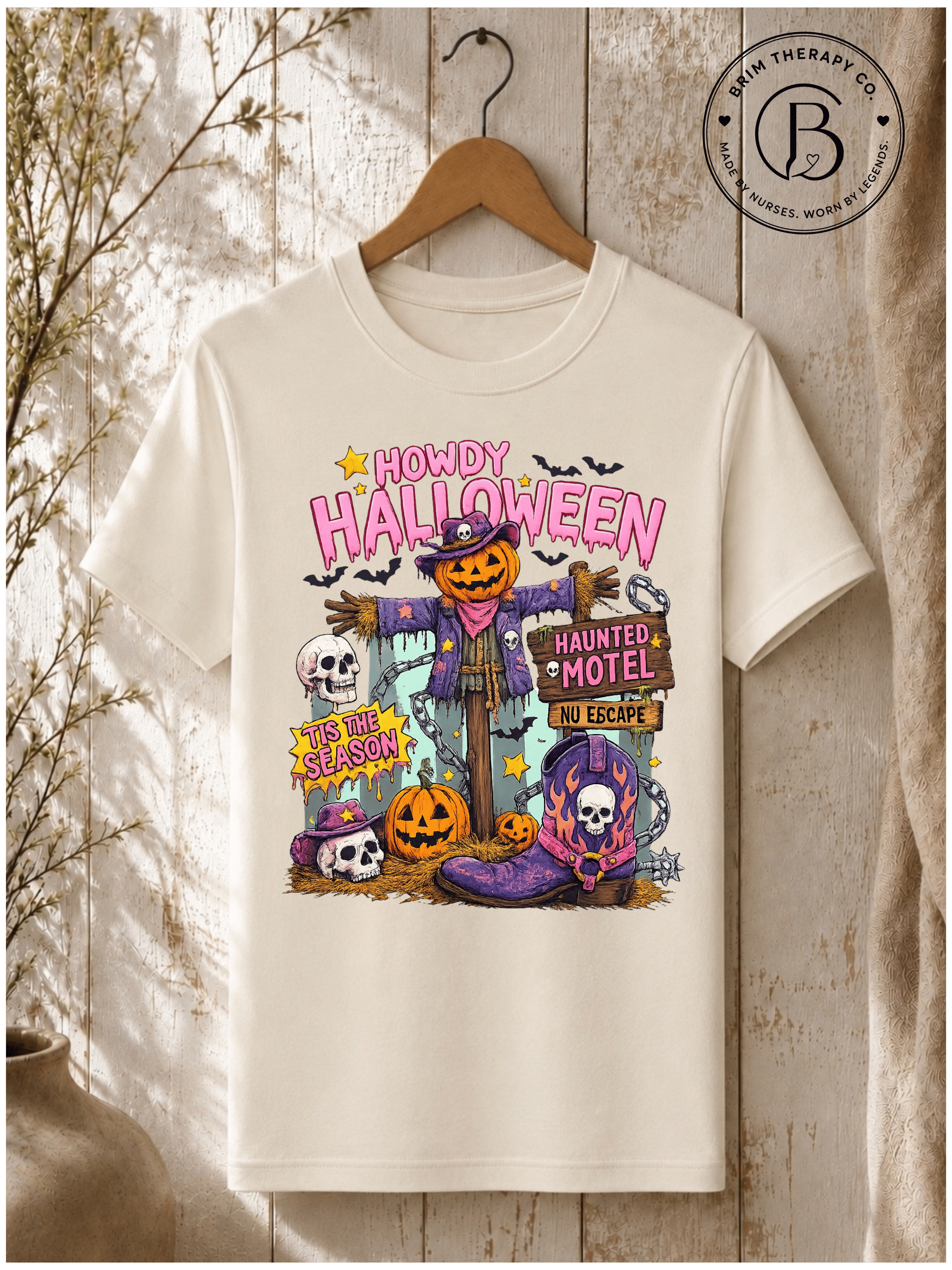 SEHL1016: Howdy Halloween Haunted Motel Tee