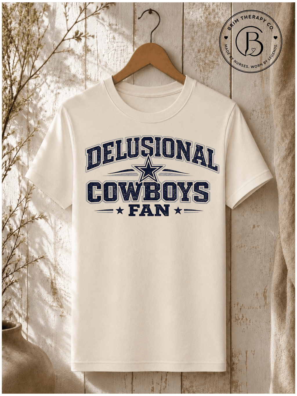 SPFB1008: Delusional Cowboys Fan Graphic Tee