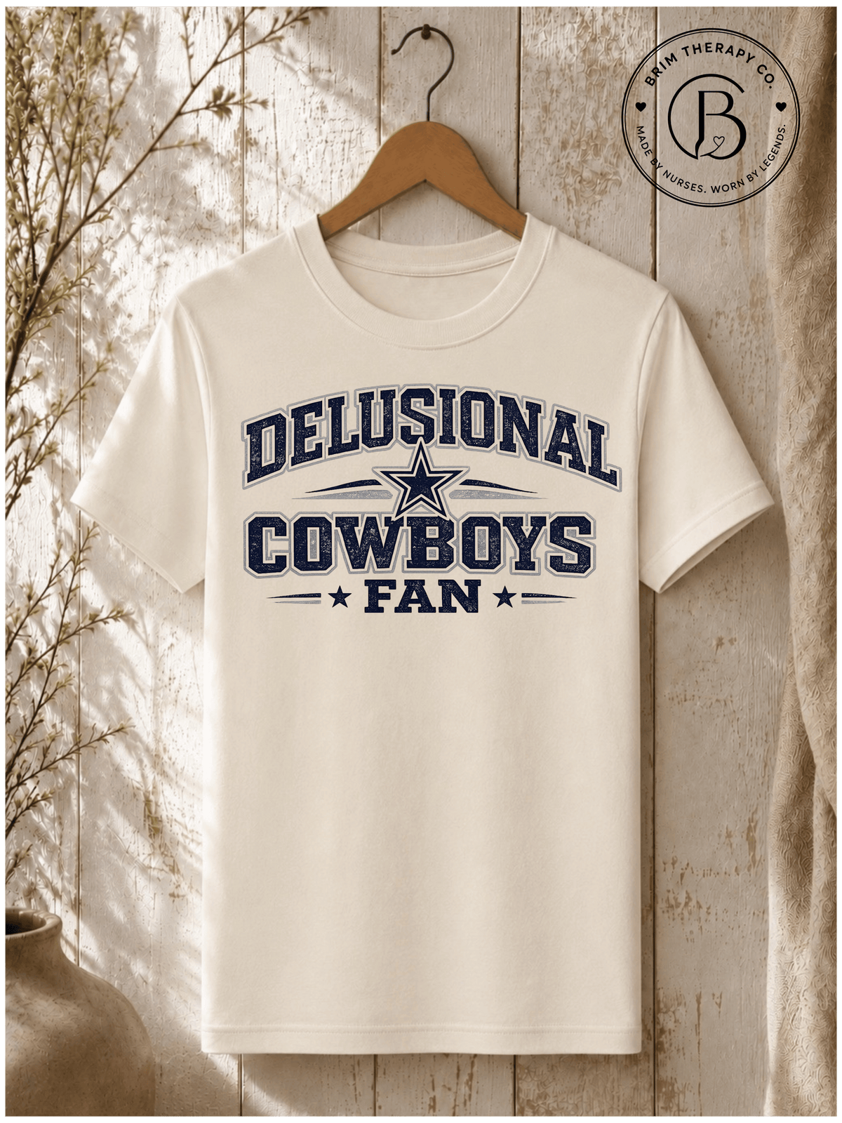 SPFB1008: Delusional Cowboys Fan Graphic Tee