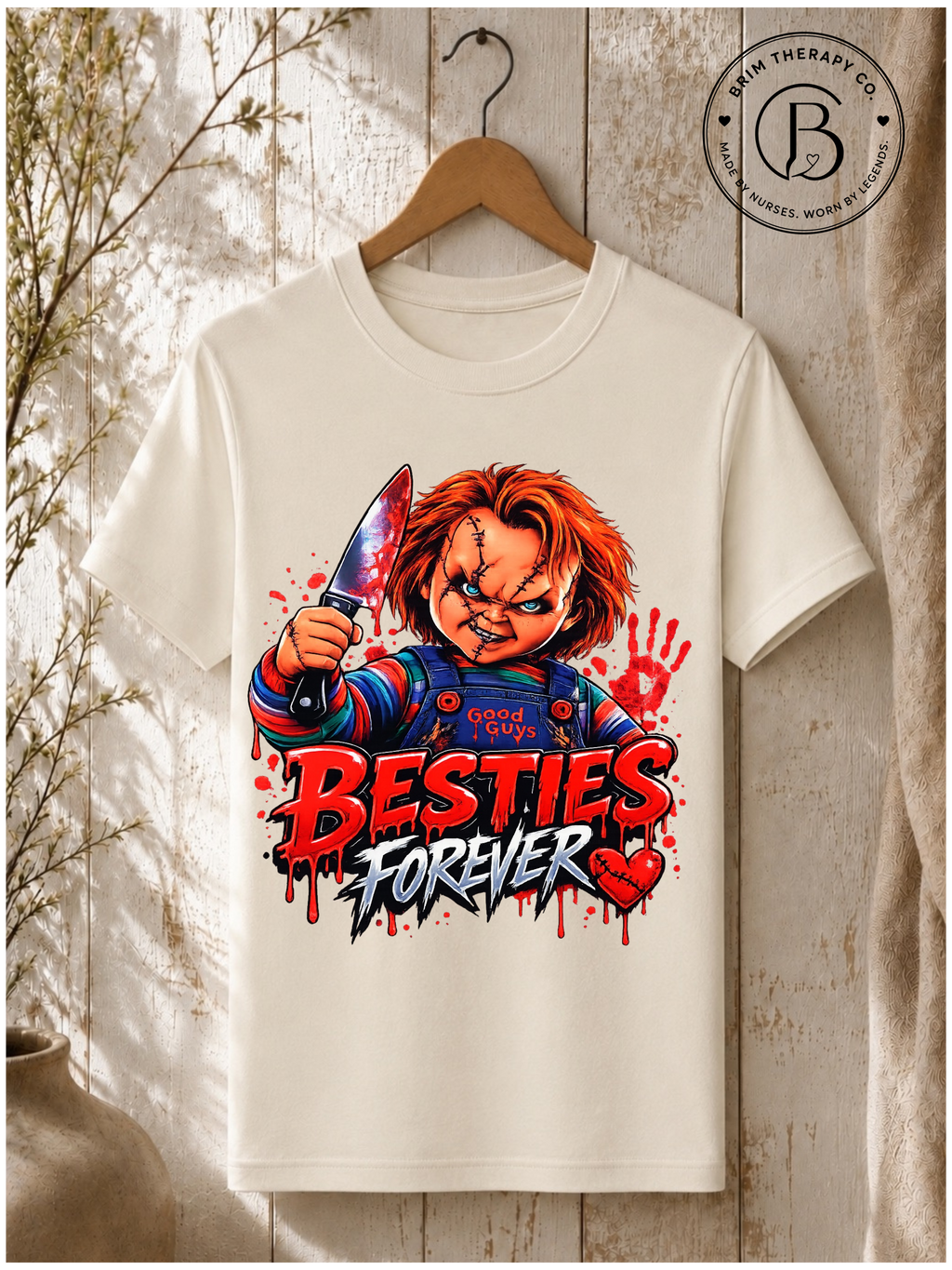 SEHL1002: Besties Forever Chucky Tee