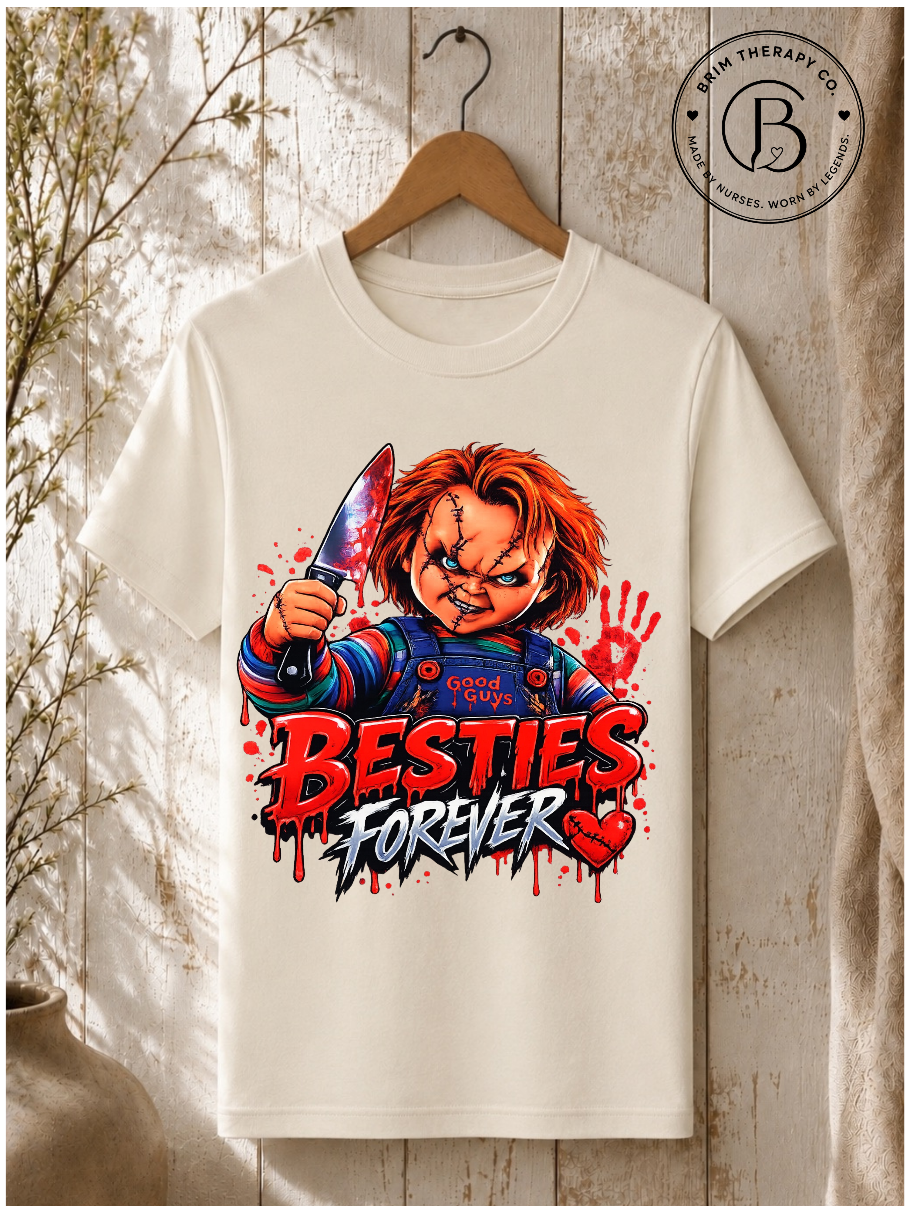 SEHL1002: Besties Forever Chucky Tee
