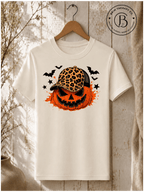 SEHL1315: Pumpkin Spice & Leopard Nights Halloween Graphic Tee