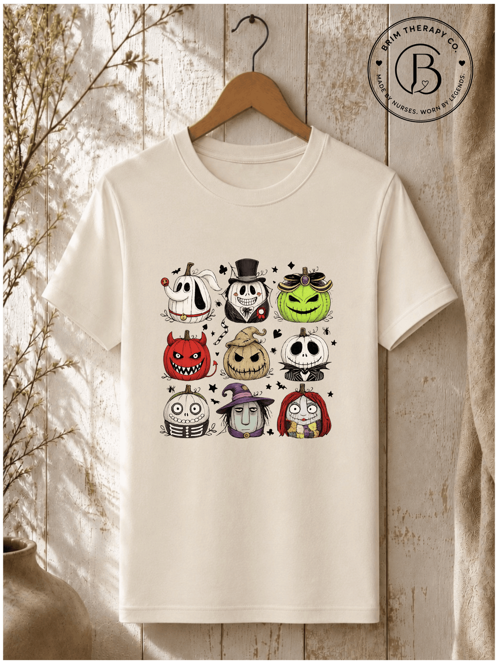 SEHL1033: Pumpkin Town Halloween Character Tee
