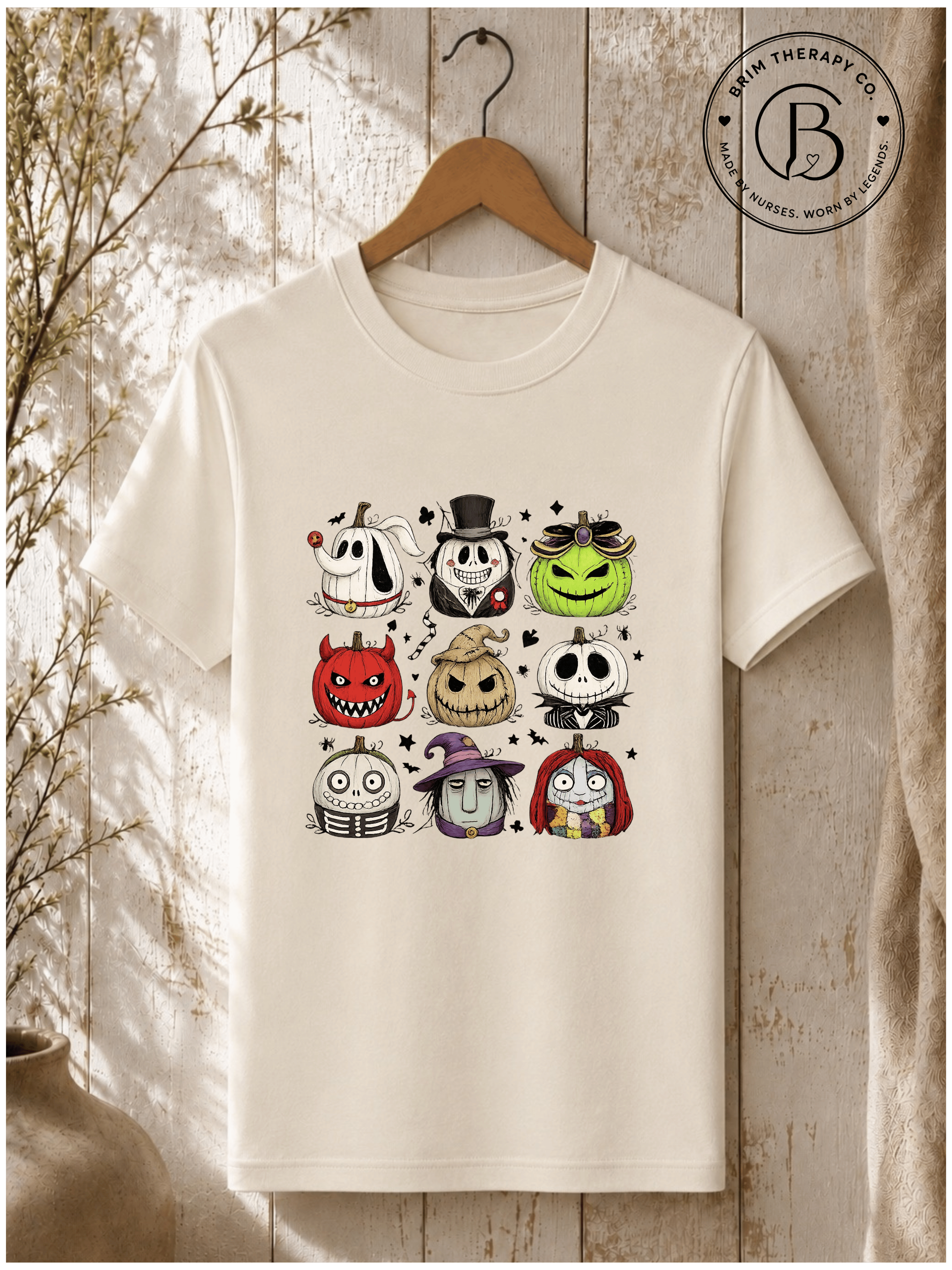 SEHL1033: Pumpkin Town Halloween Character Tee