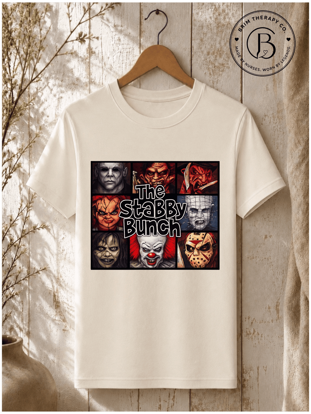 SEHL1029: The Stabby Bunch Horror Movie Halloween Tee