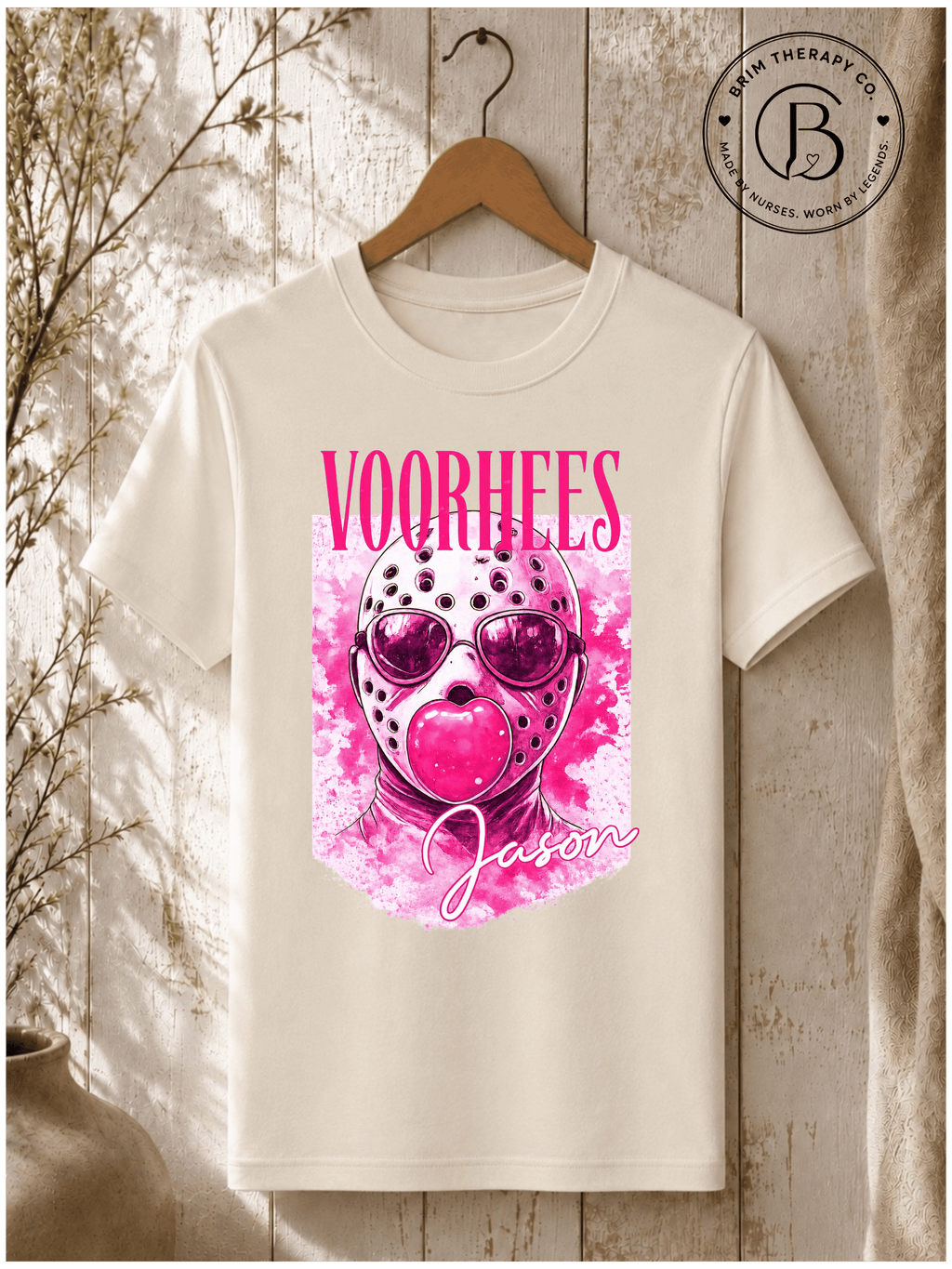 SEHL1004: Pretty in Pink Voorhees Tee