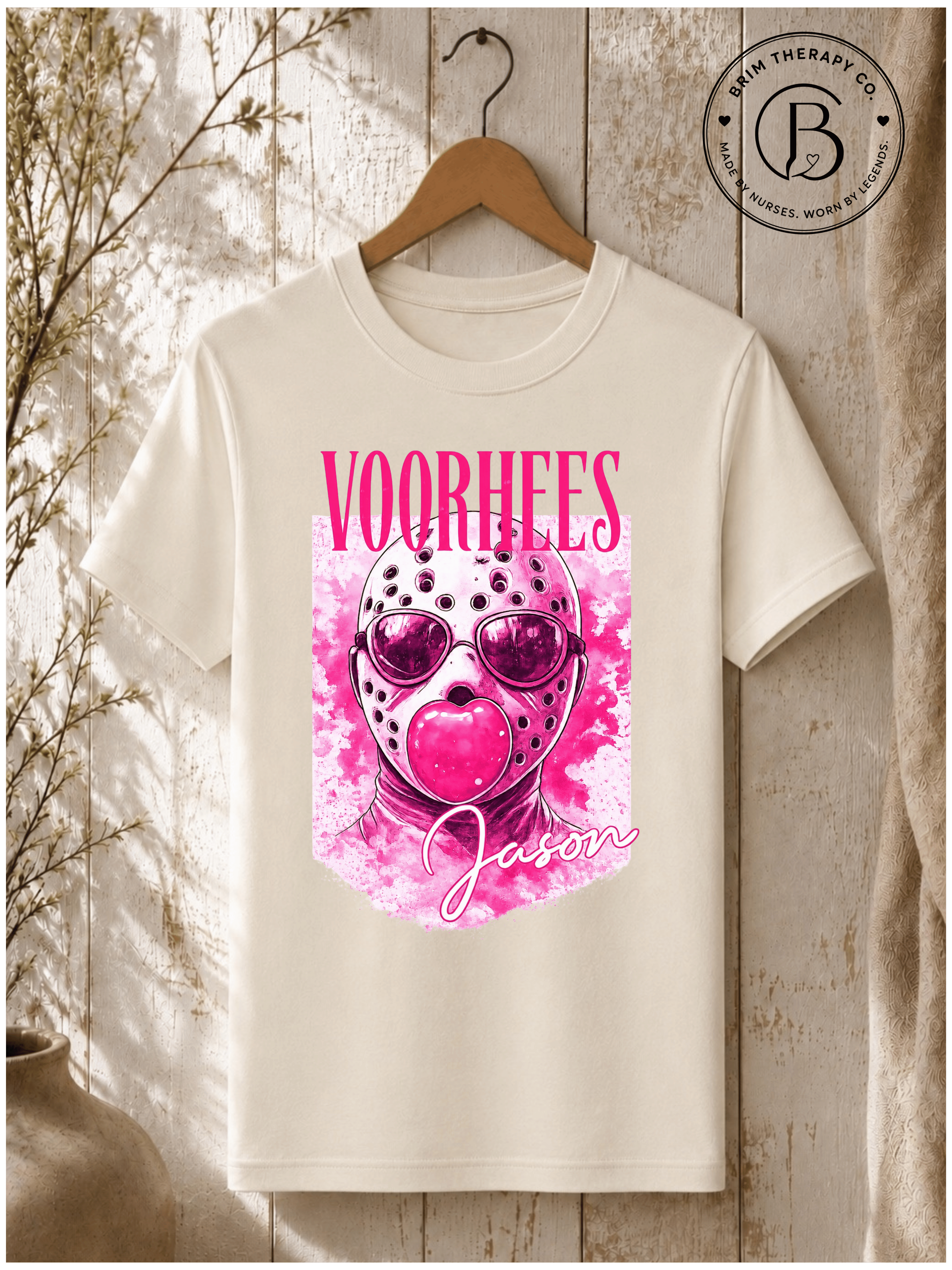 SEHL1004: Pretty in Pink Voorhees Tee