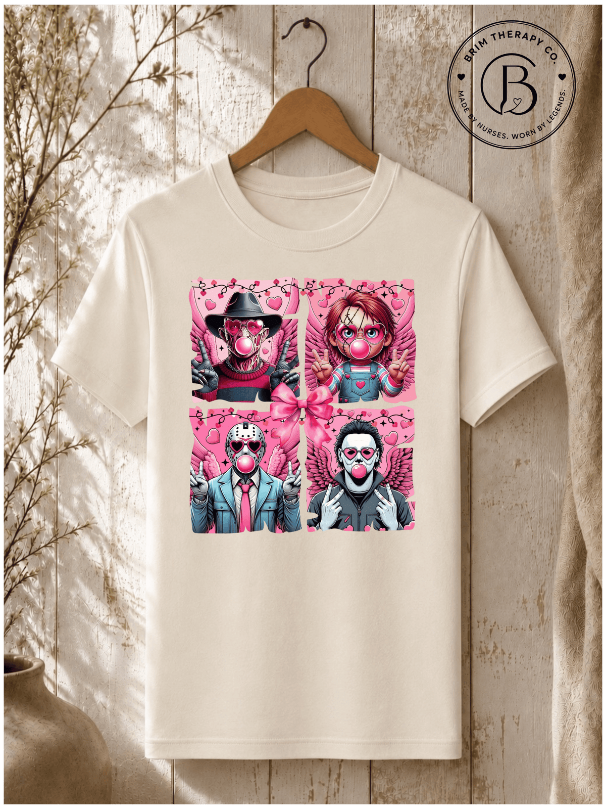 SEHL1045: Bubblegum Slashers Valentine Graphic Tee