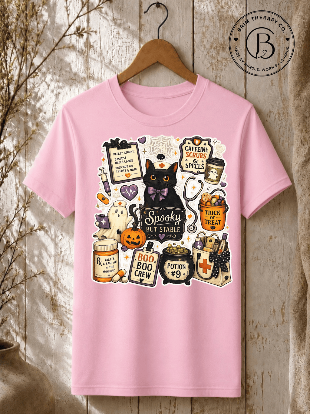 SEHL1025: Spooky but Stable Nurse Tee
