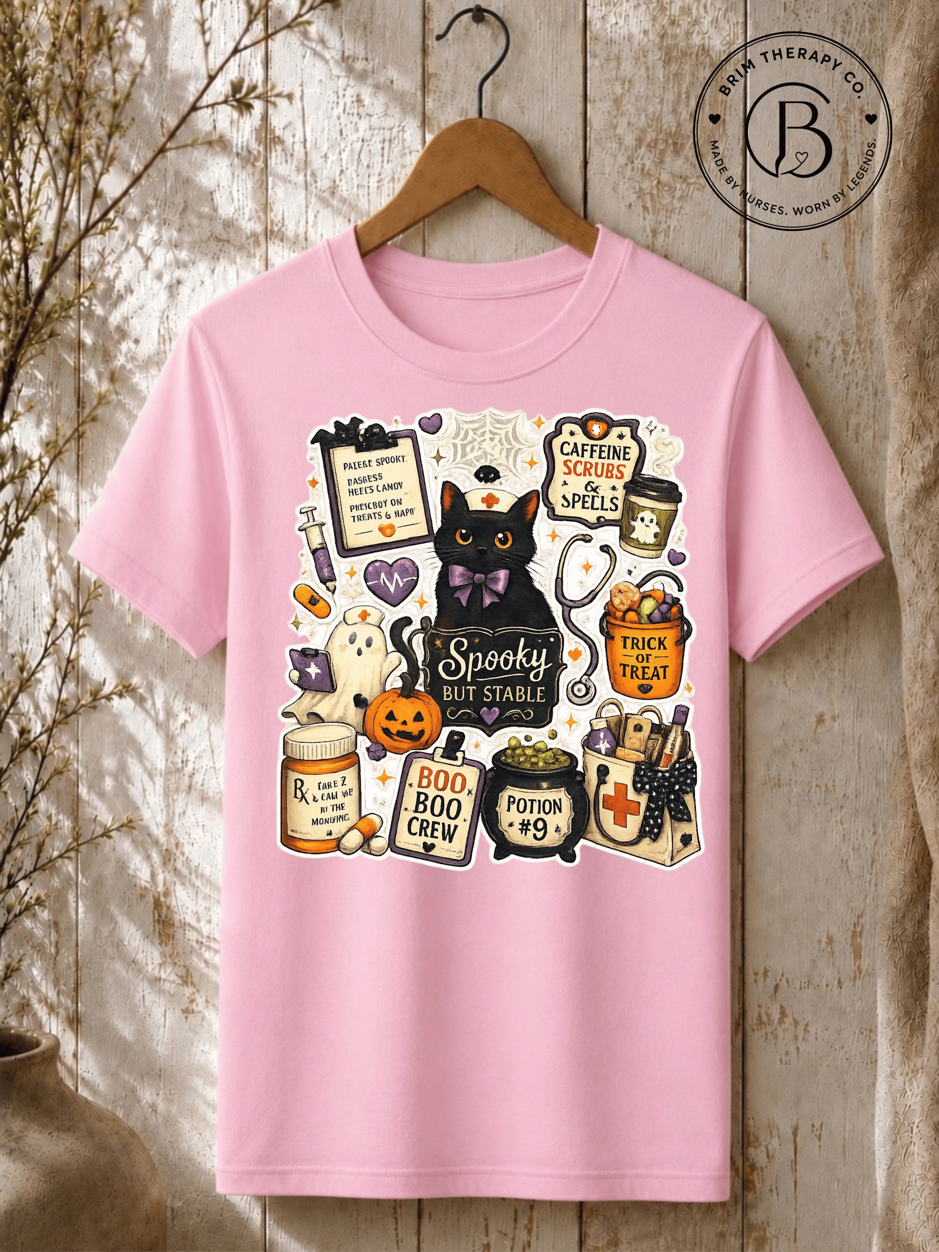 SEHL1025: Spooky but Stable Nurse Tee