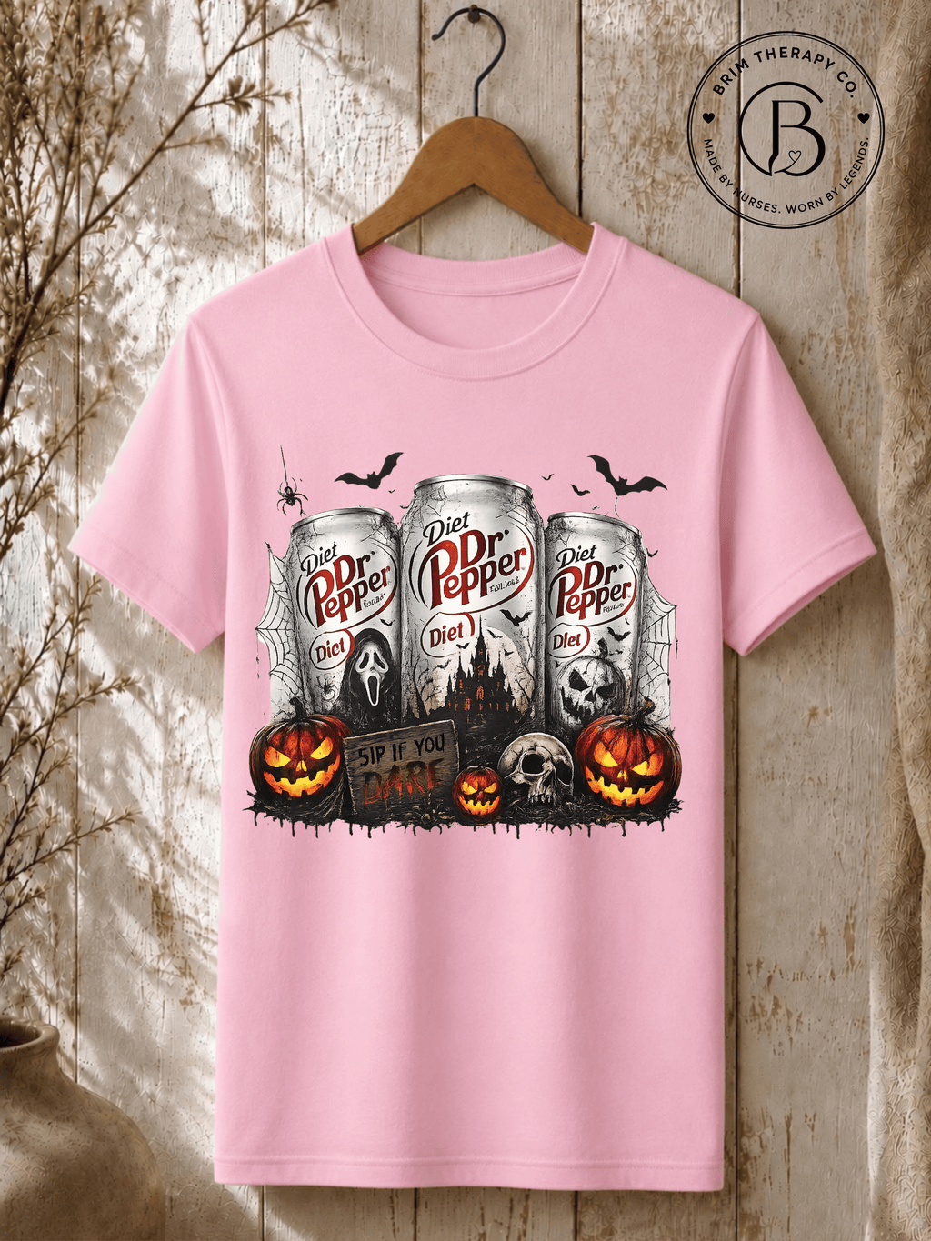SEHL1032: Sip if you Dare Diet Dr Pepper Halloween Tee