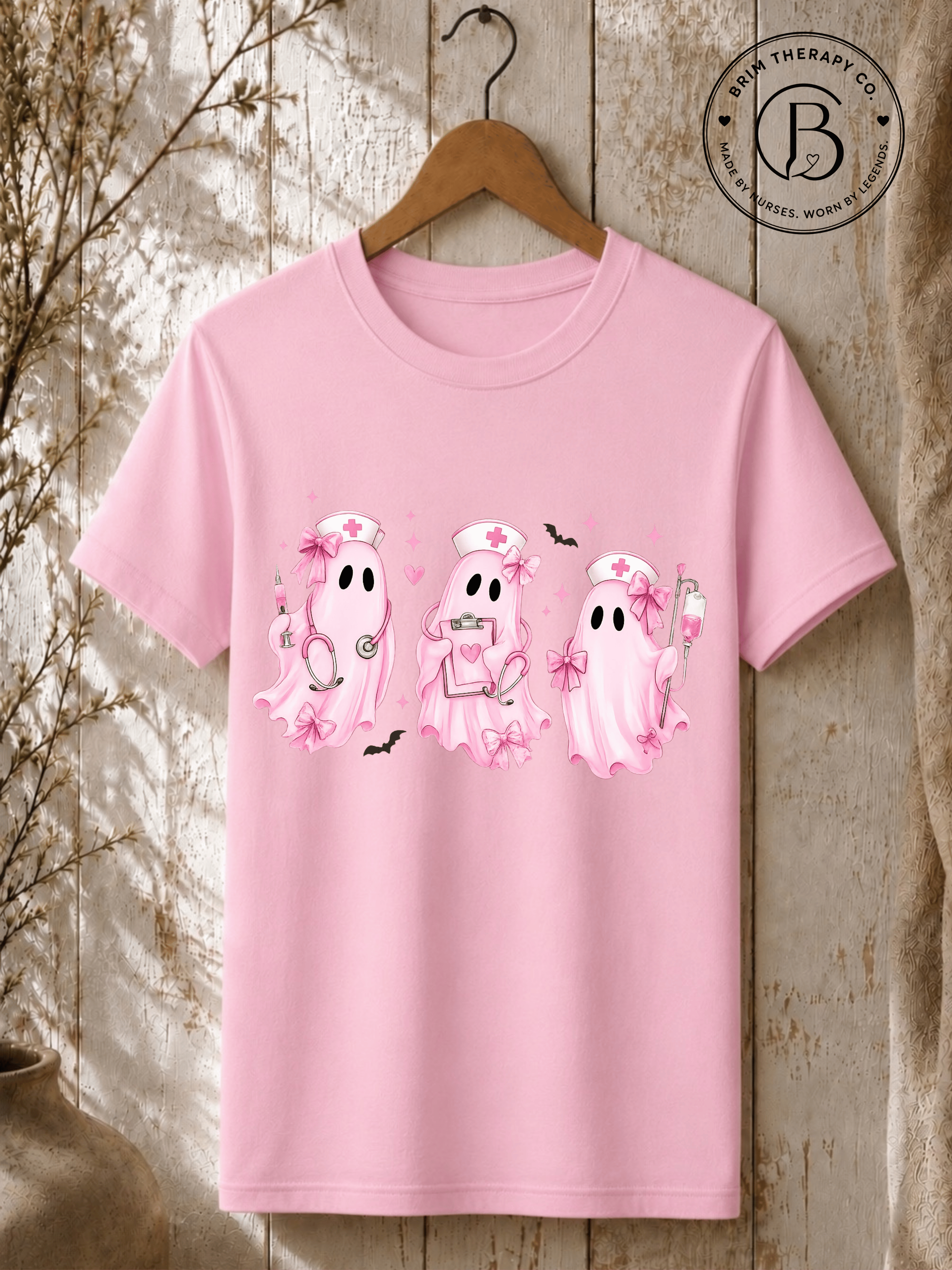 SEHL1007: Pretty Little Boo Crew Nurse Tee