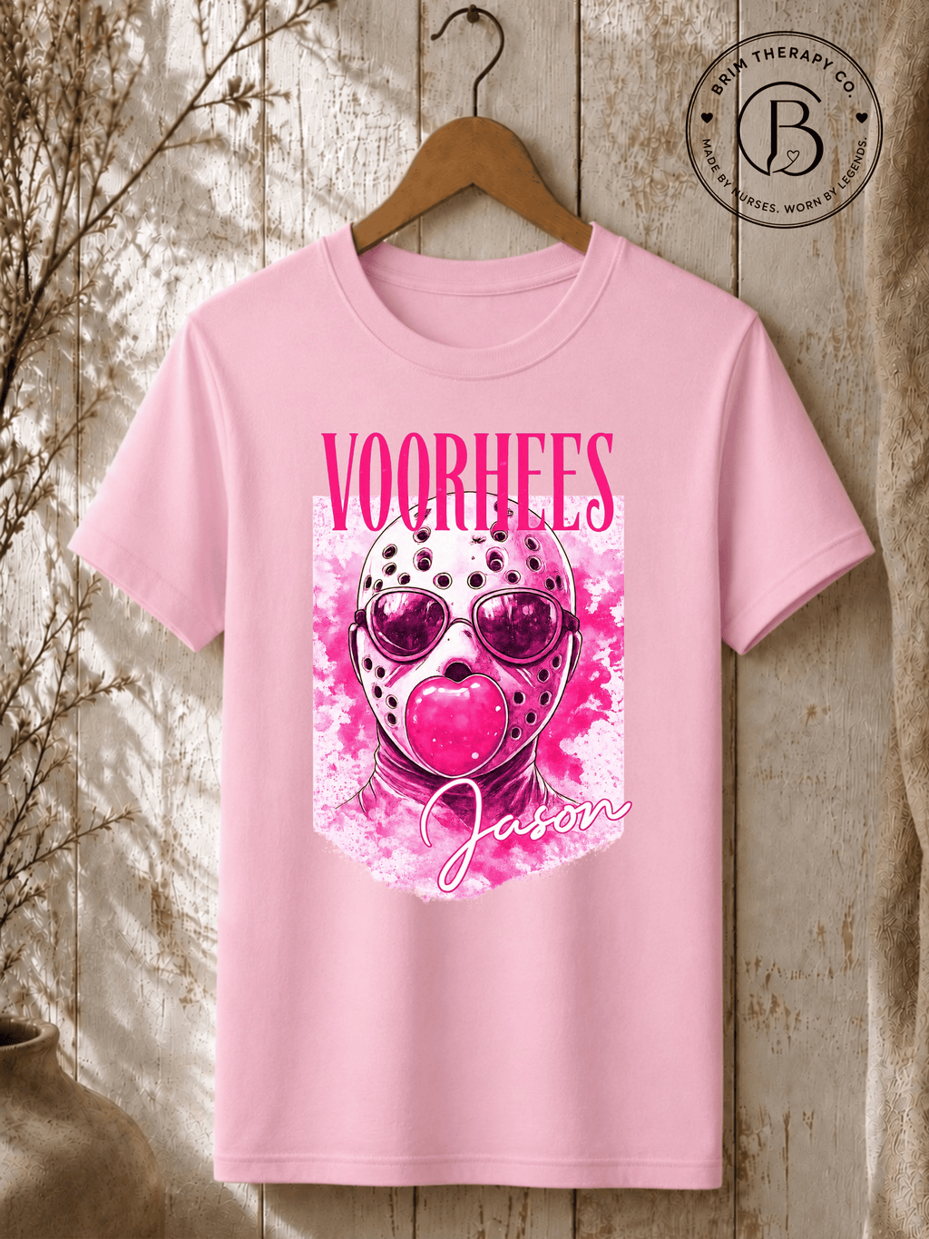 SEHL1004: Pretty in Pink Voorhees Tee