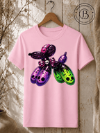 SEHL1037: Boo-tiful Balloon Dog Halloween Tee