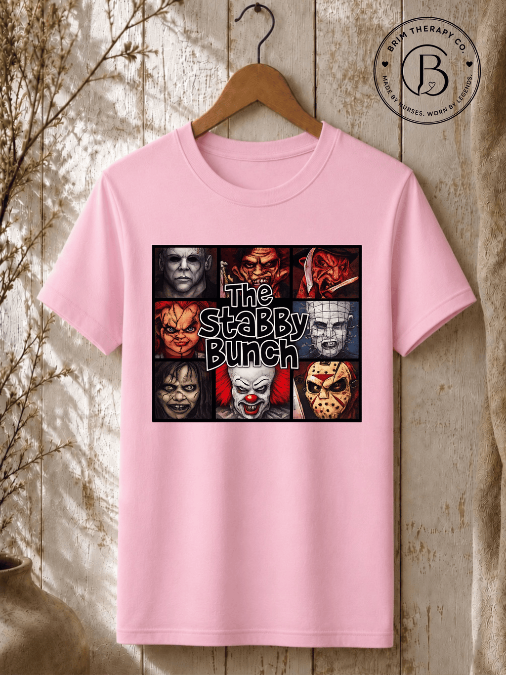 SEHL1029: The Stabby Bunch Horror Movie Halloween Tee