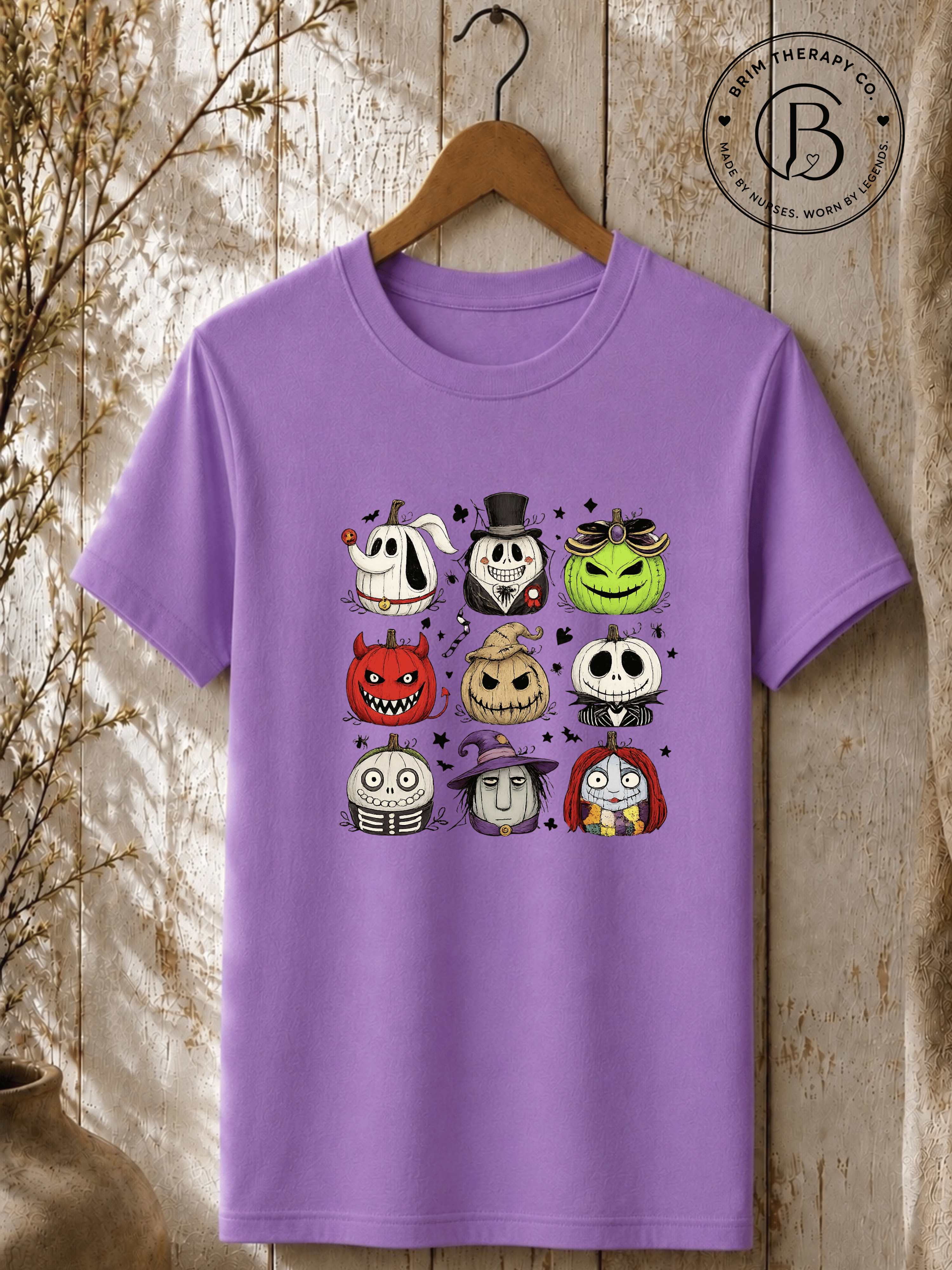 SEHL1033: Pumpkin Town Halloween Character Tee