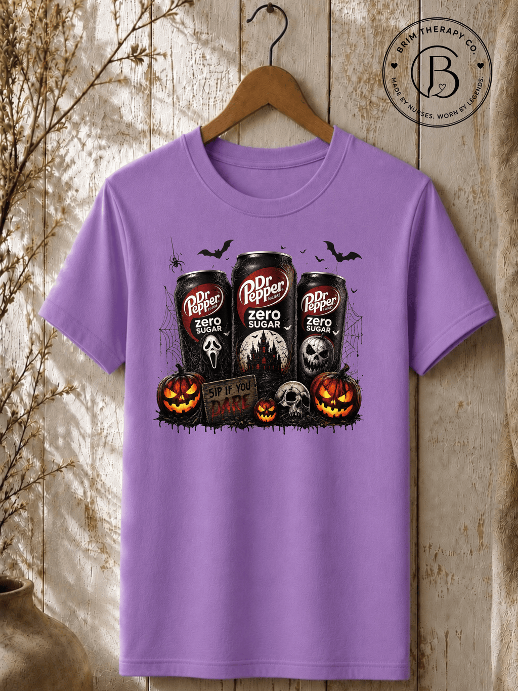 SEHL1031: Sip if you dare Dr. Pepper Zero Halloween Tee