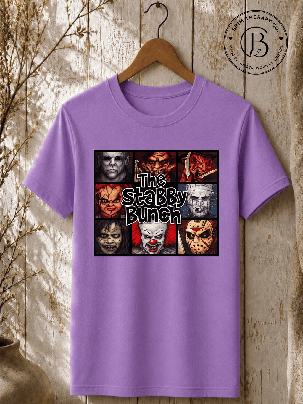 SEHL1029: The Stabby Bunch Horror Movie Halloween Tee