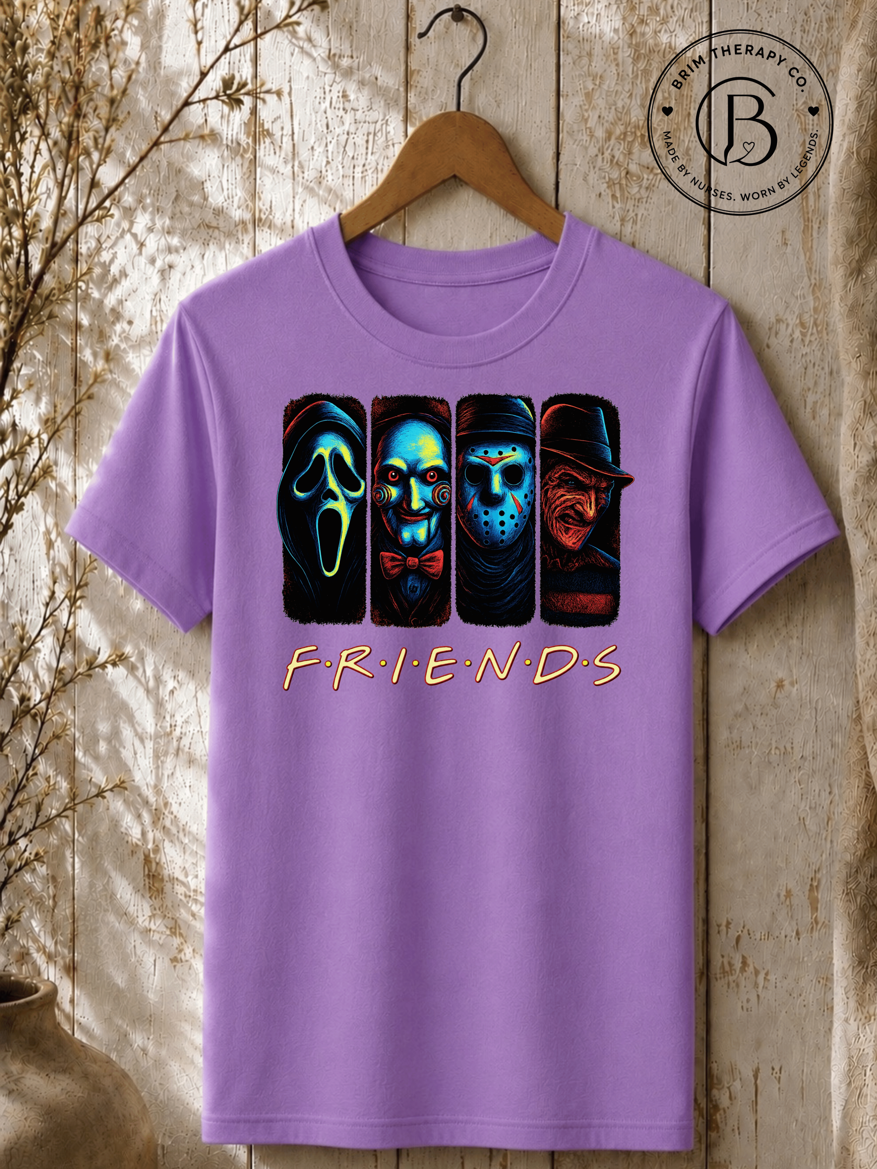 SEHL1038: The One Where They're All Killers Horror Friends Tee