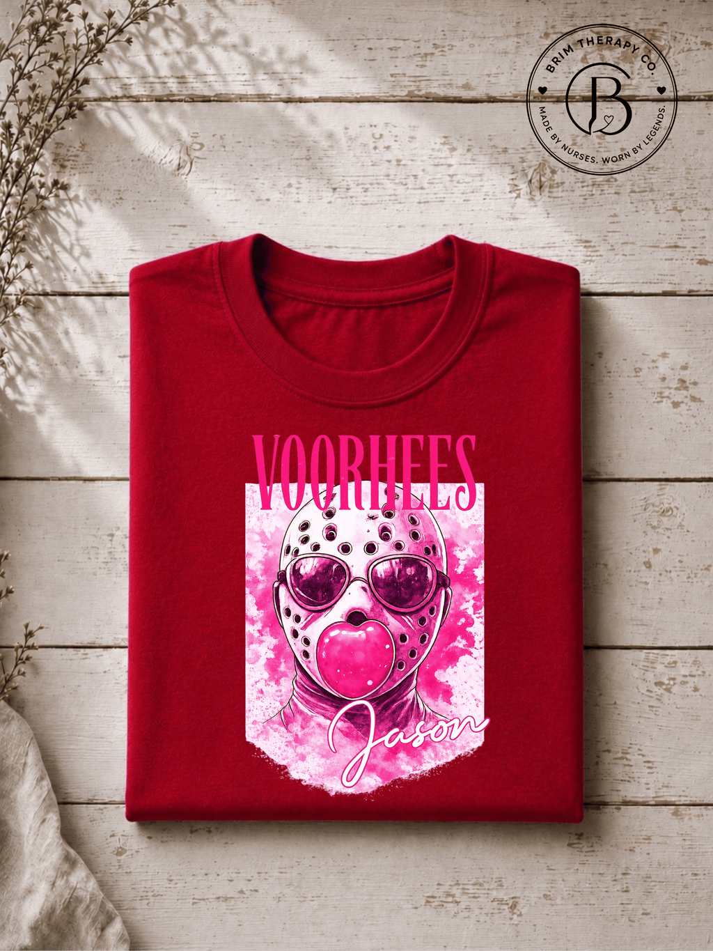 SEHL1004: Pretty in Pink Voorhees Tee