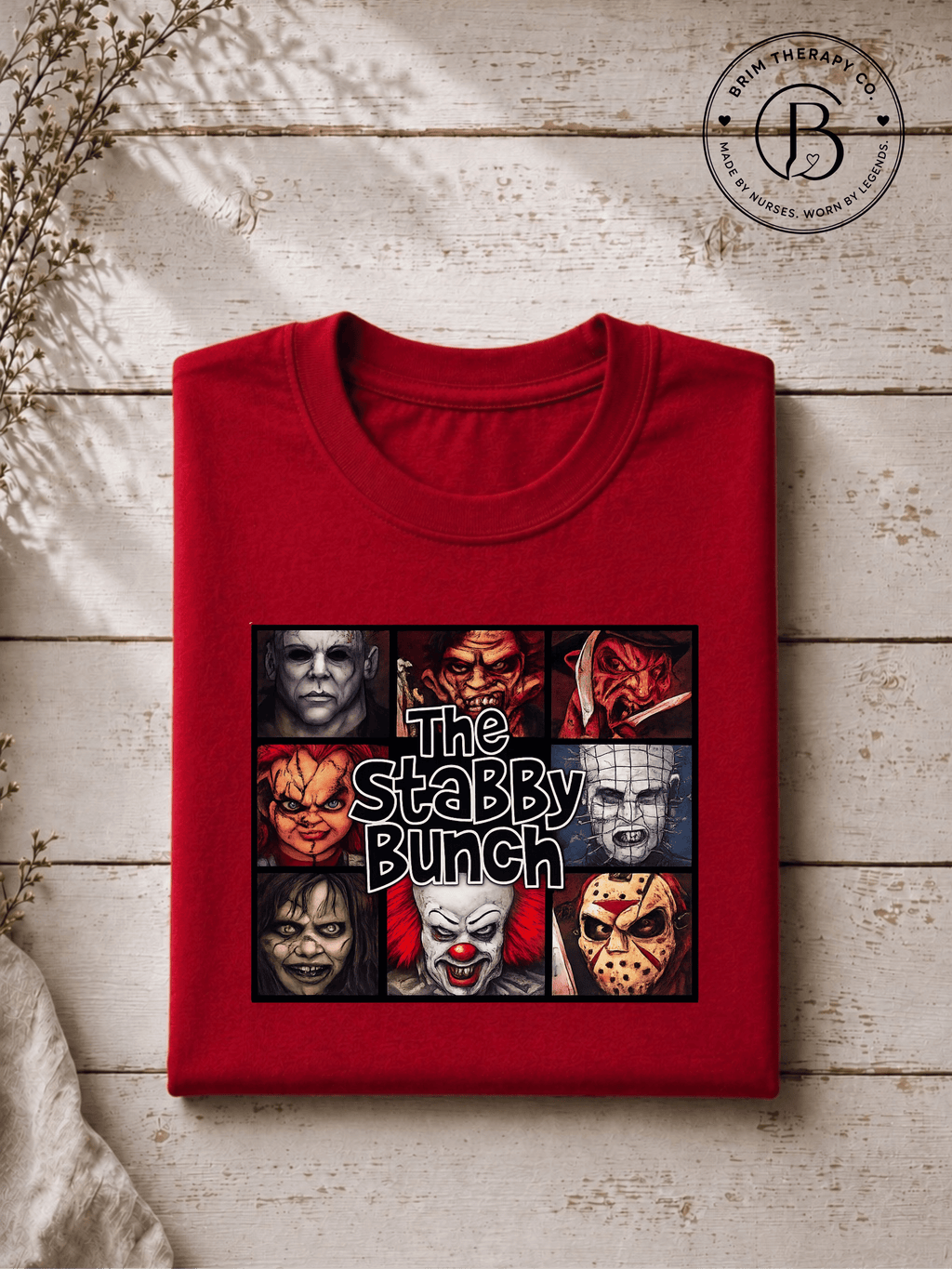 SEHL1029: The Stabby Bunch Horror Movie Halloween Tee