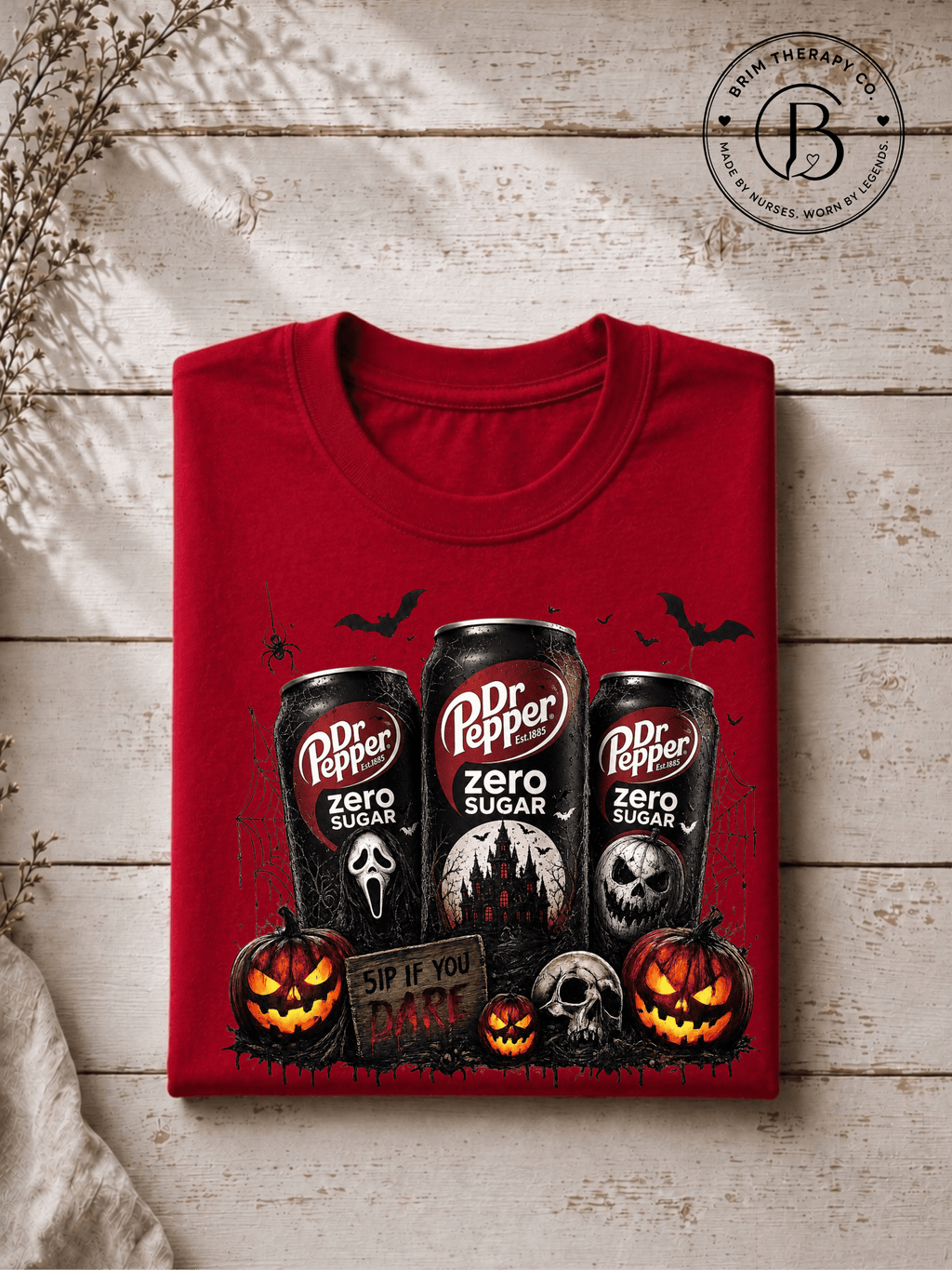 SEHL1031: Sip if you dare Dr. Pepper Zero Halloween Tee
