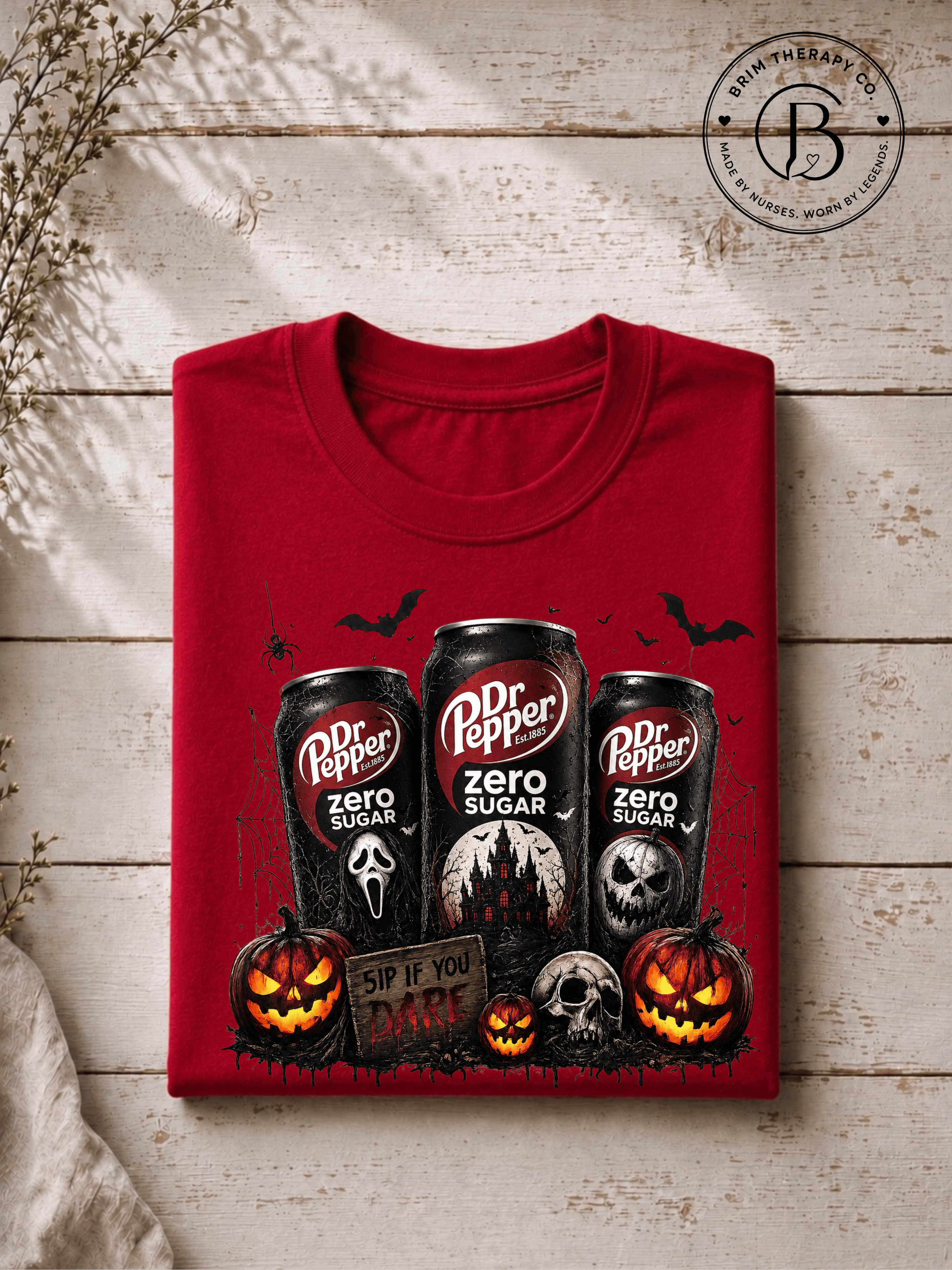 SEHL1031: Sip if you dare Dr. Pepper Zero Halloween Tee