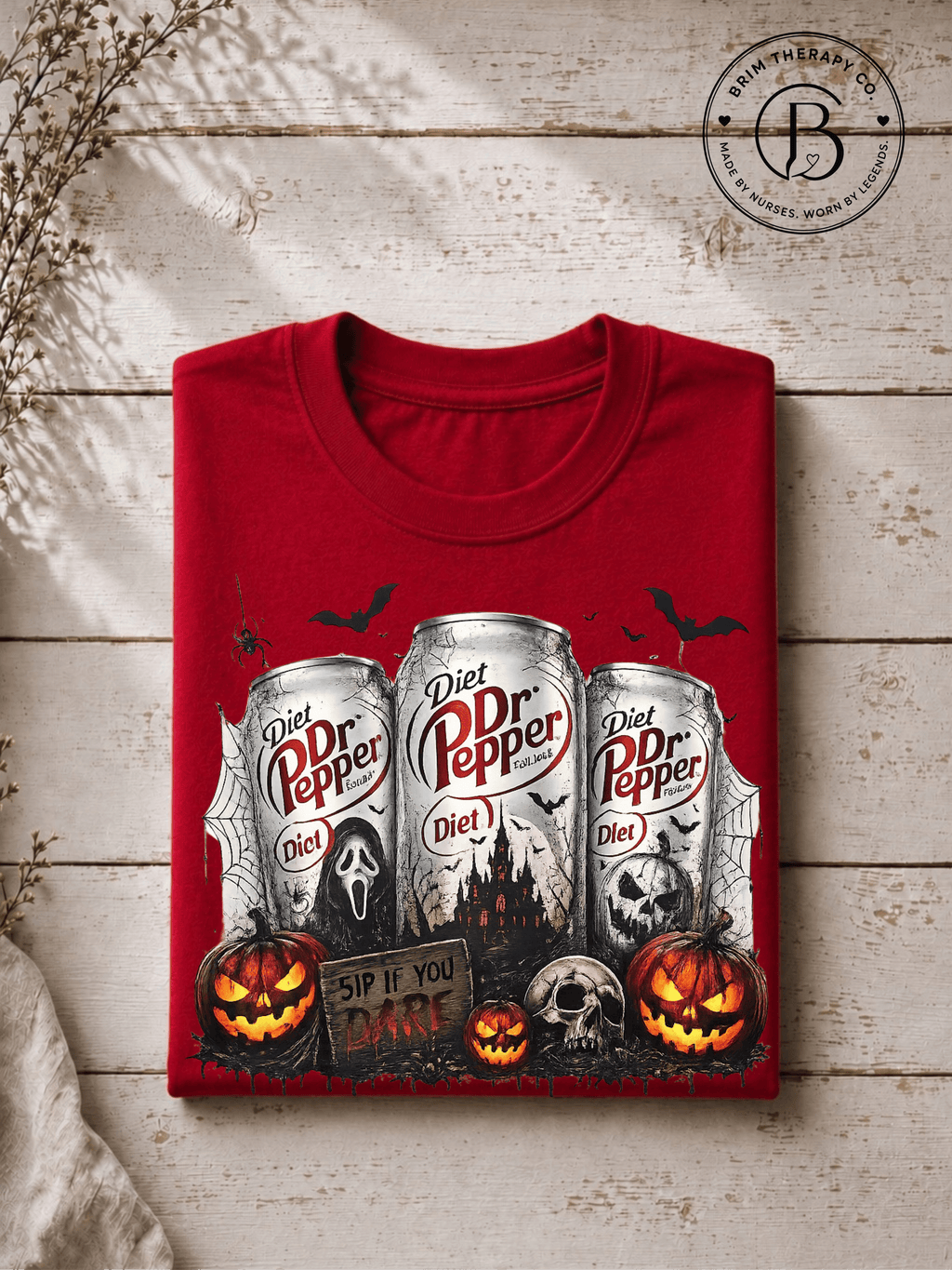 SEHL1032: Sip if you Dare Diet Dr Pepper Halloween Tee