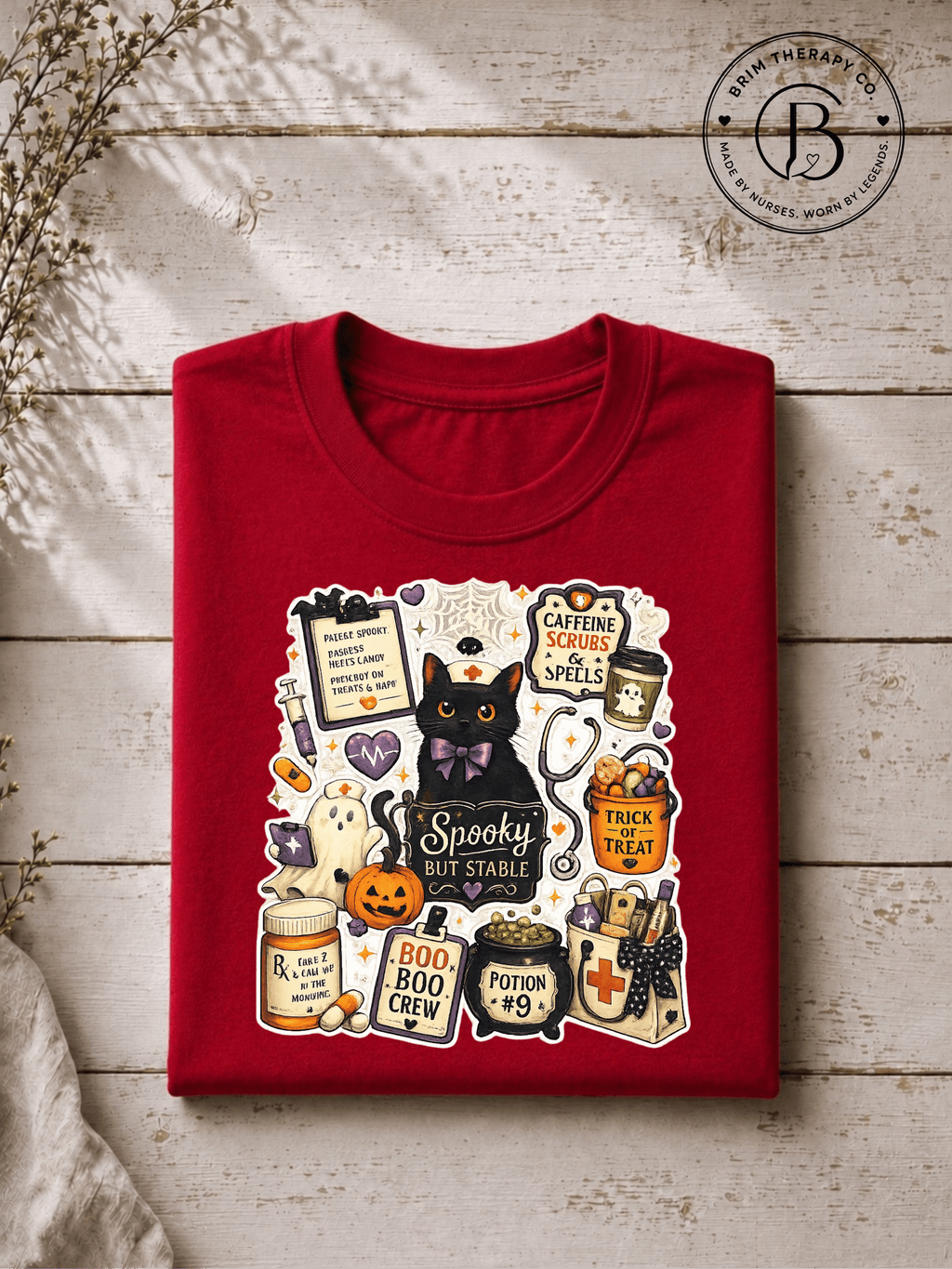 SEHL1025: Spooky but Stable Nurse Tee