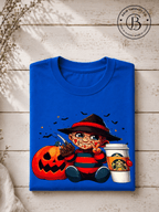 SEHL1039: Nightmare Fuel & Coffee Freddy Halloween Tee