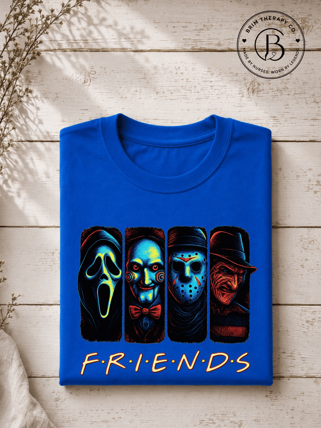 SEHL1038: The One Where They're All Killers Horror Friends Tee